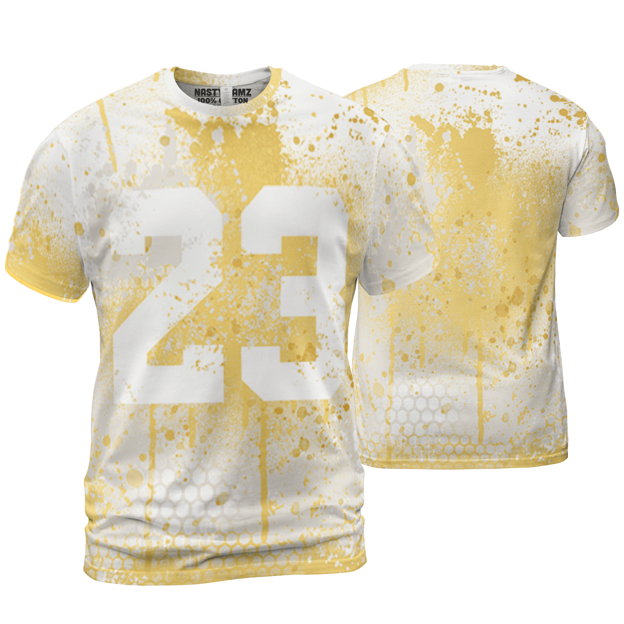 Sail 4s T Shirt Match 23 Painted Graffiti 3D All-Over Print - NastyJamz