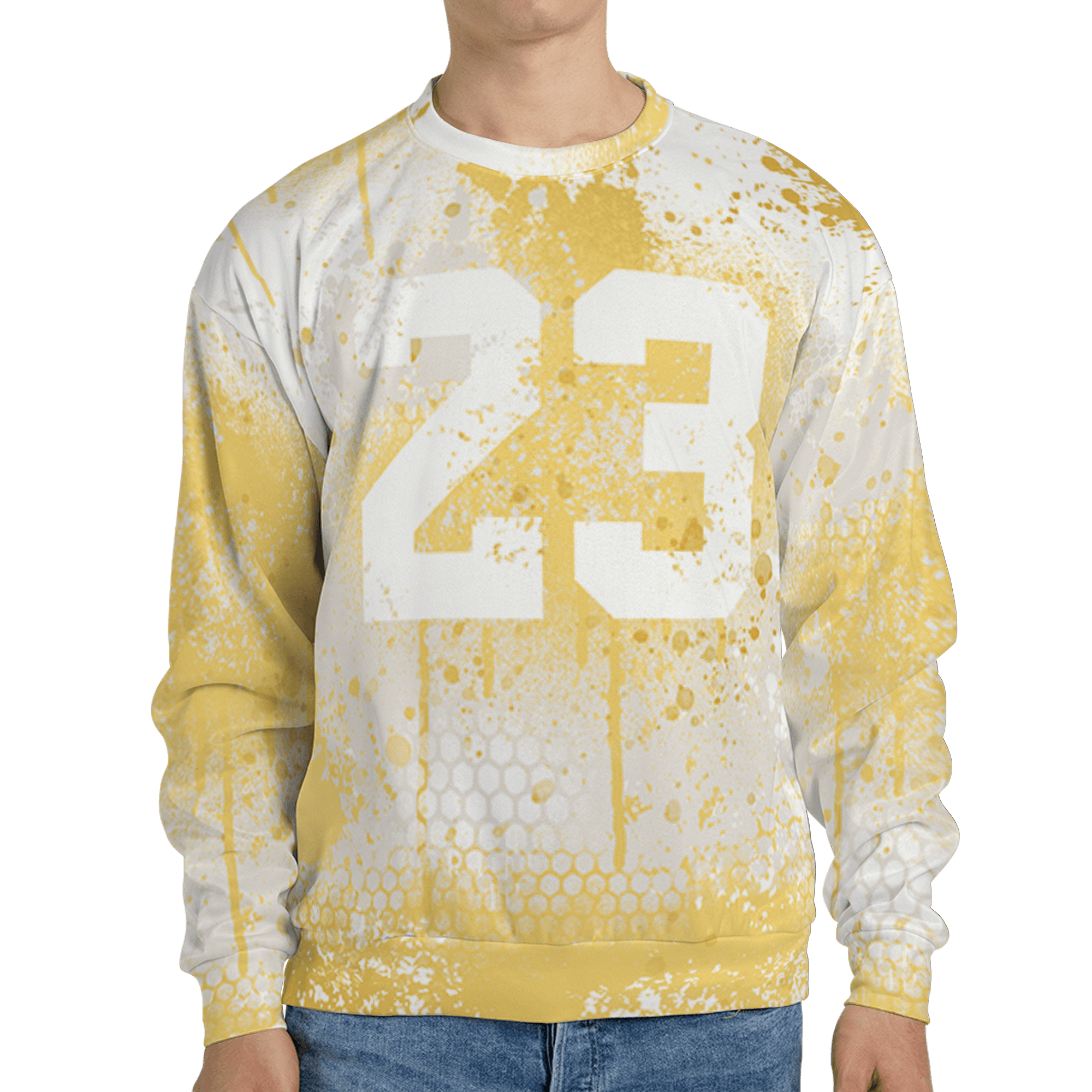 Sail 4s Sweatshirt Match 23 Painted Graffiti 3D All-Over Print - NastyJamz