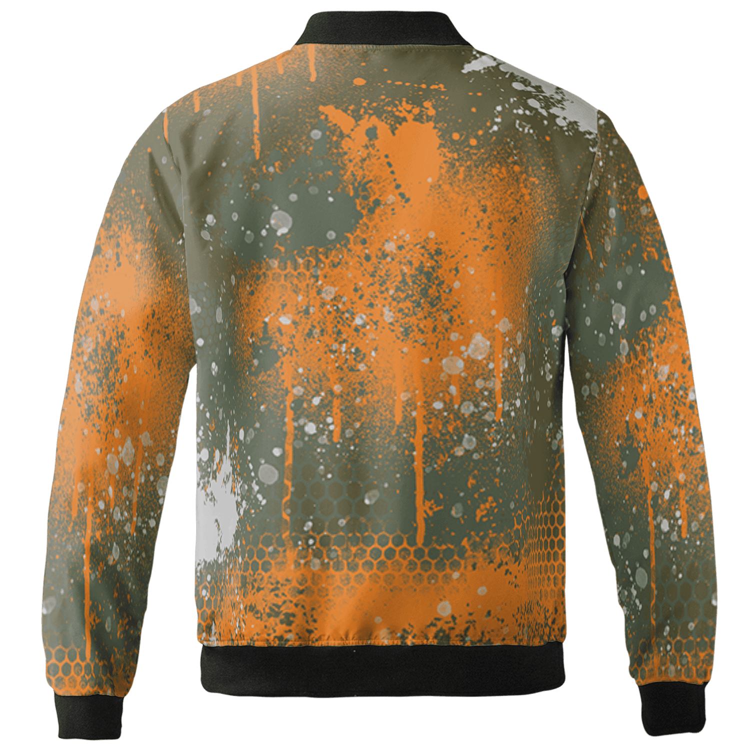 Olive 5s Jacket Match 23 Painted Graffiti 3D All-Over Print - NastyJamz