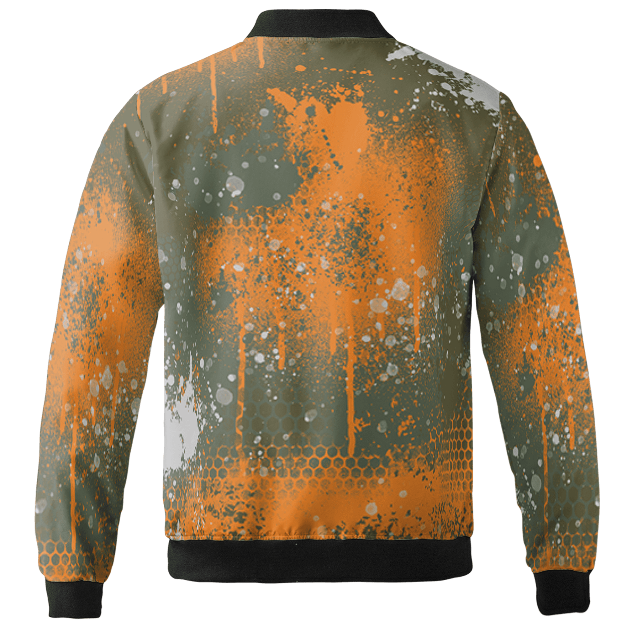 Olive 5s Jacket Match 23 Painted Graffiti 3D All-Over Print - NastyJamz