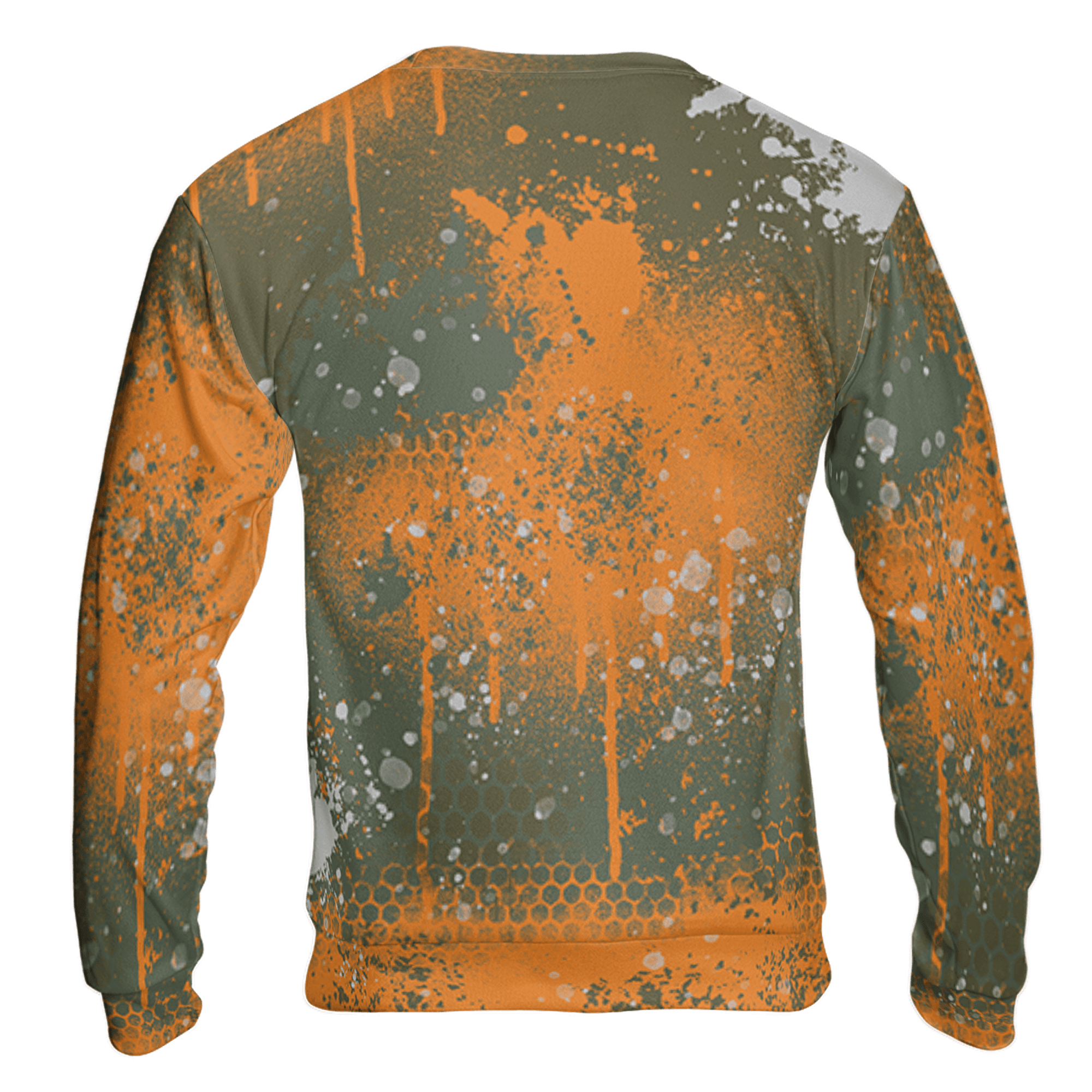 Olive 5s Sweatshirt Match 23 Painted Graffiti 3D All-Over Print - NastyJamz