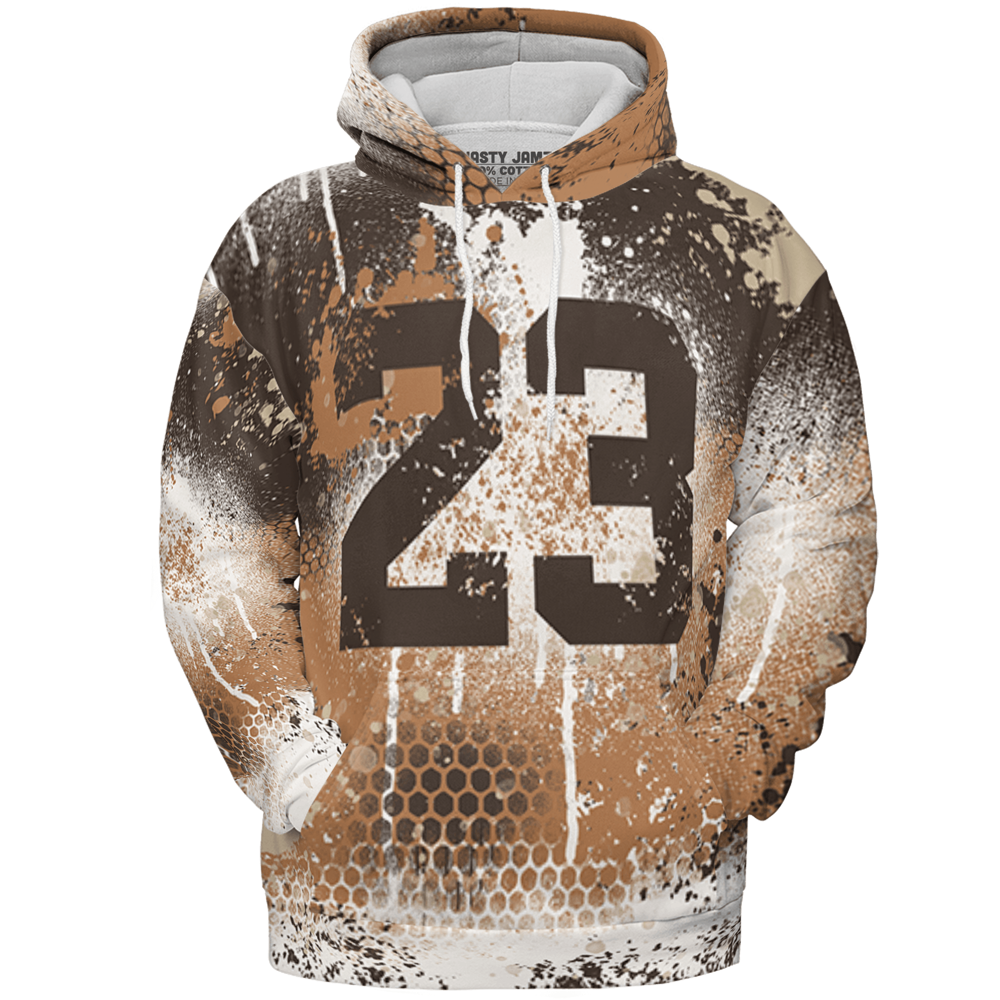 Jumpman Jack Hoodie Match 23 Painted Graffiti 3D All-Over Print - NastyJamz