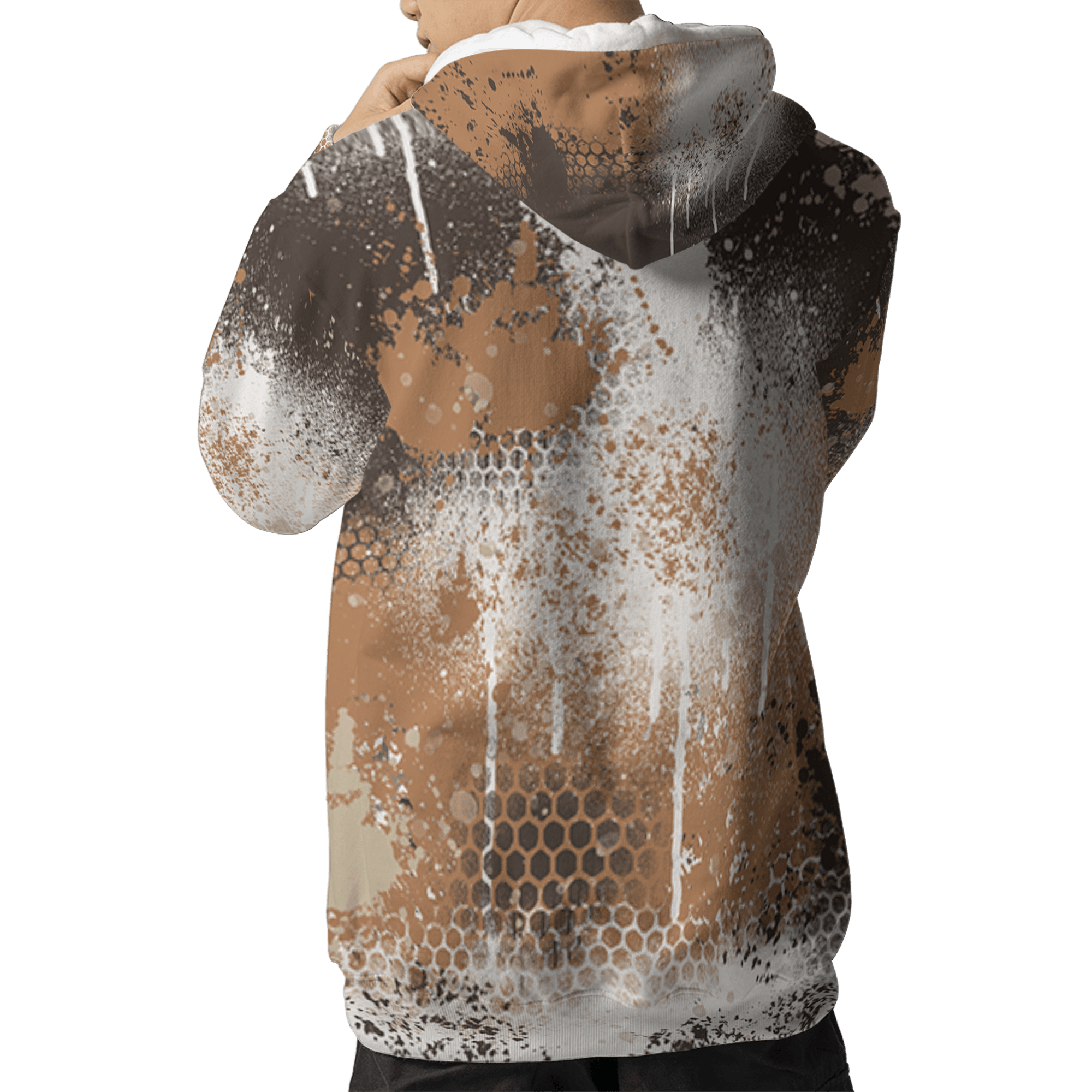 Jumpman Jack Hoodie Match 23 Painted Graffiti 3D All-Over Print - NastyJamz