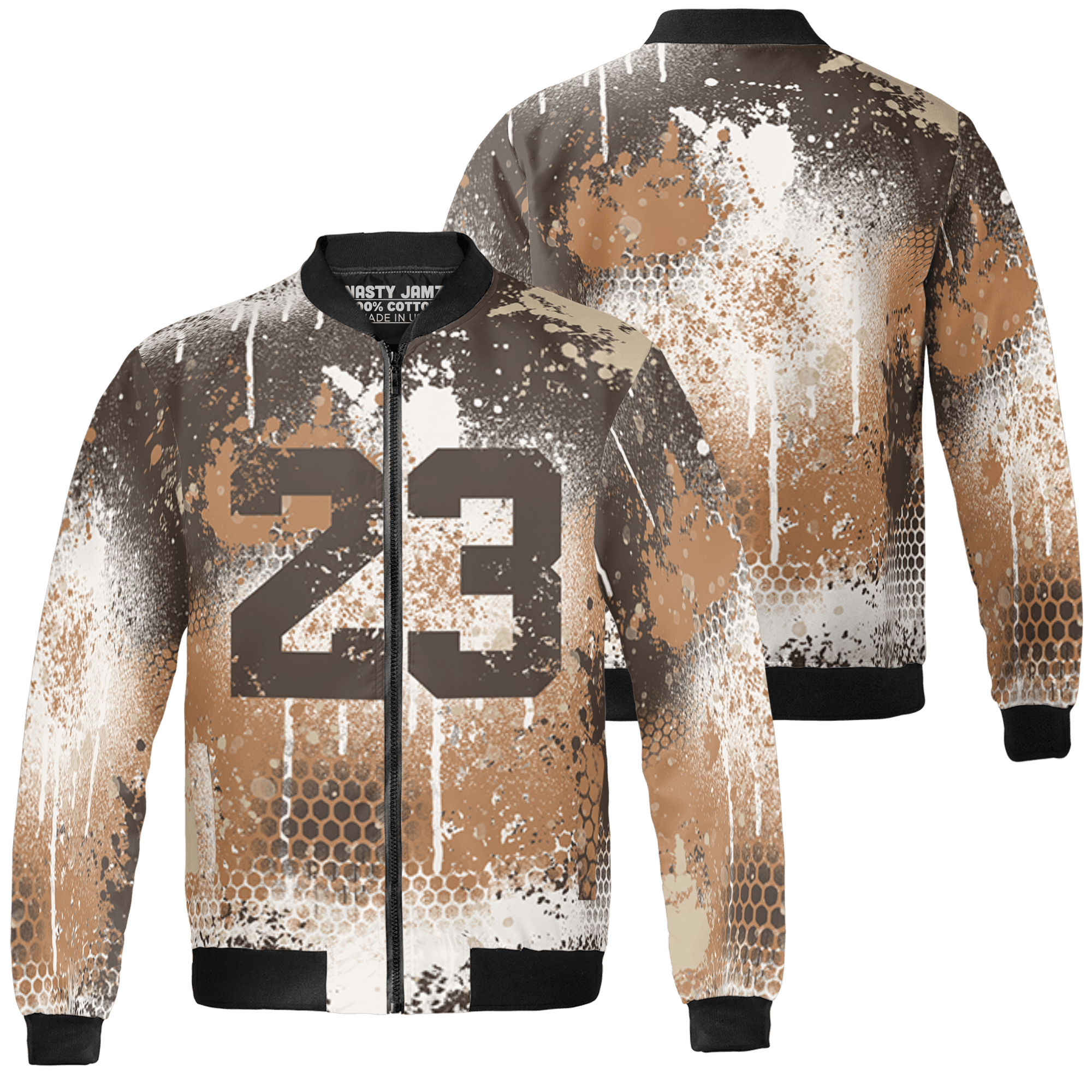 Jumpman Jack Jacket Match 23 Painted Graffiti 3D All-Over Print - NastyJamz