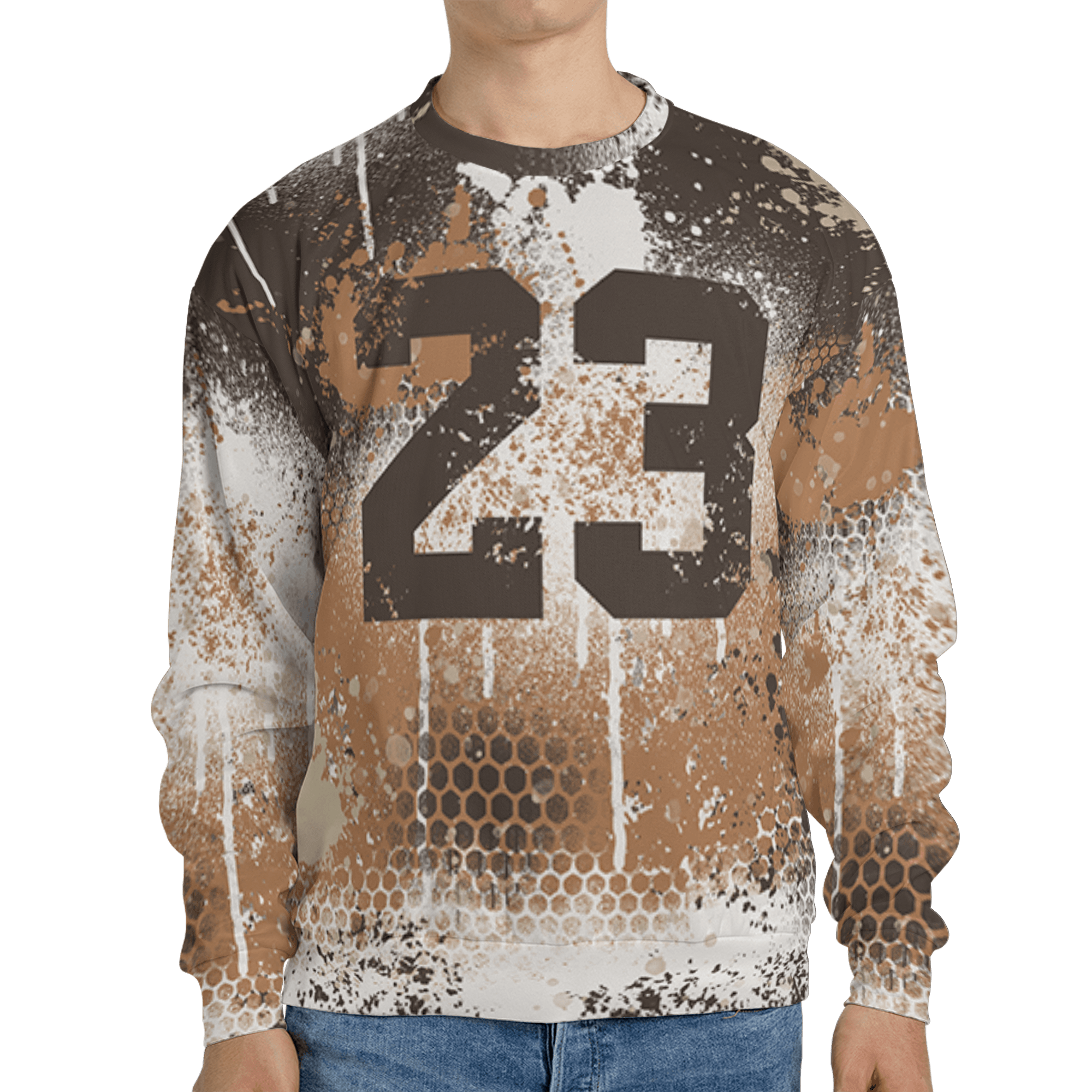 Jumpman Jack Sweatshirt Match 23 Painted Graffiti 3D All-Over Print - NastyJamz
