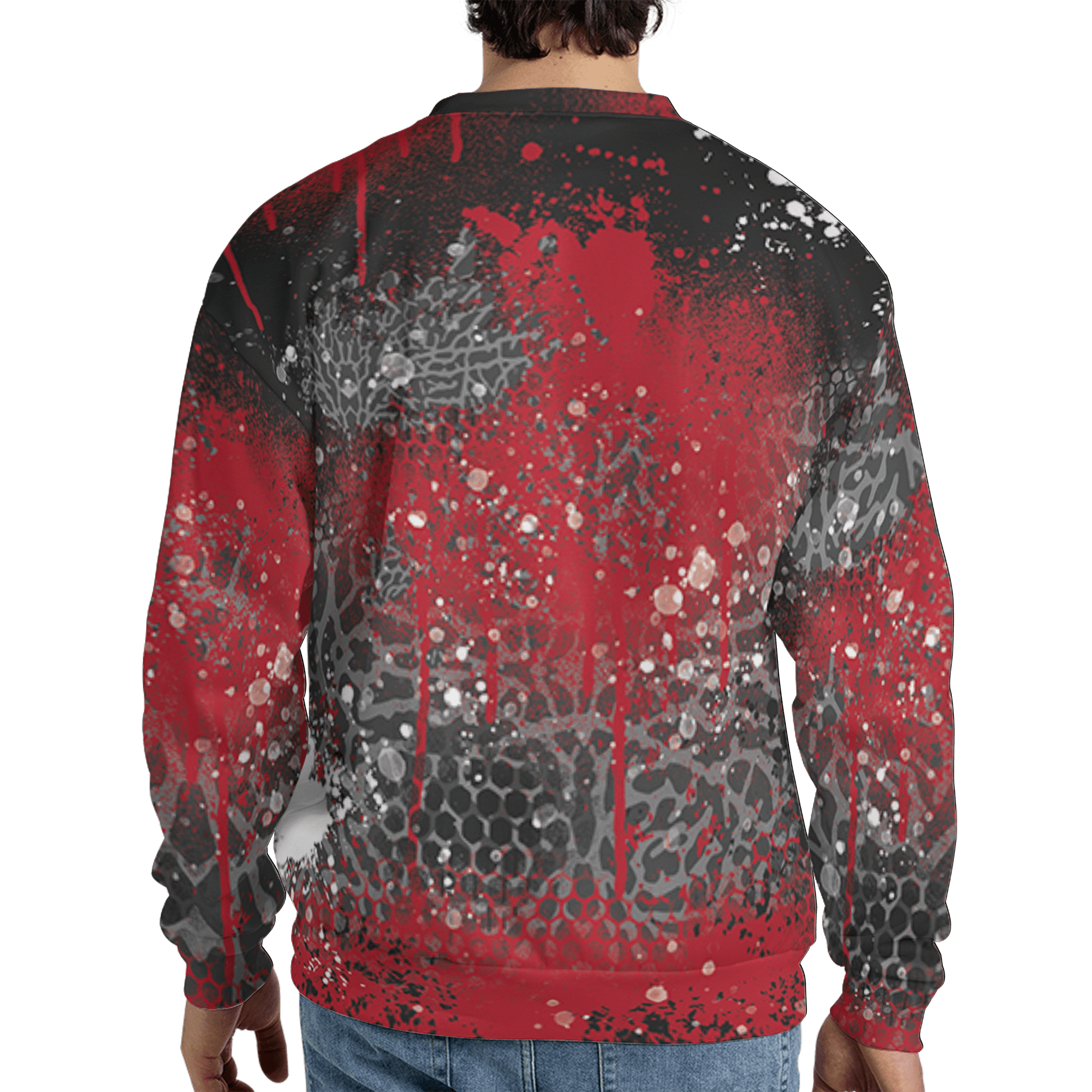 Spizike Low Bred Sweatshirt Match 23 Painted Graffiti 3D All-Over Print - NastyJamz