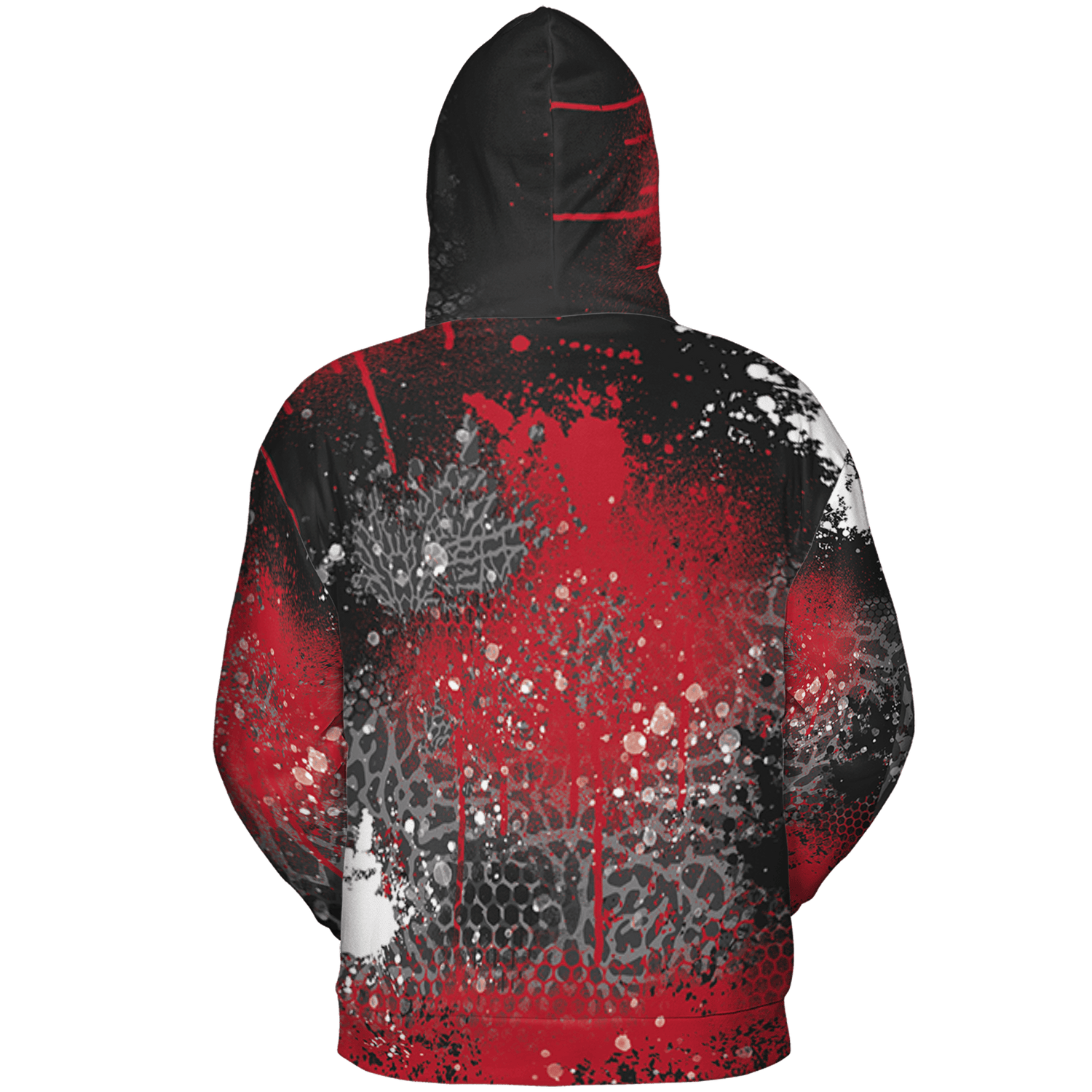 Spizike Low Bred Hoodie Match 23 Painted Graffiti 3D All-Over Print - NastyJamz