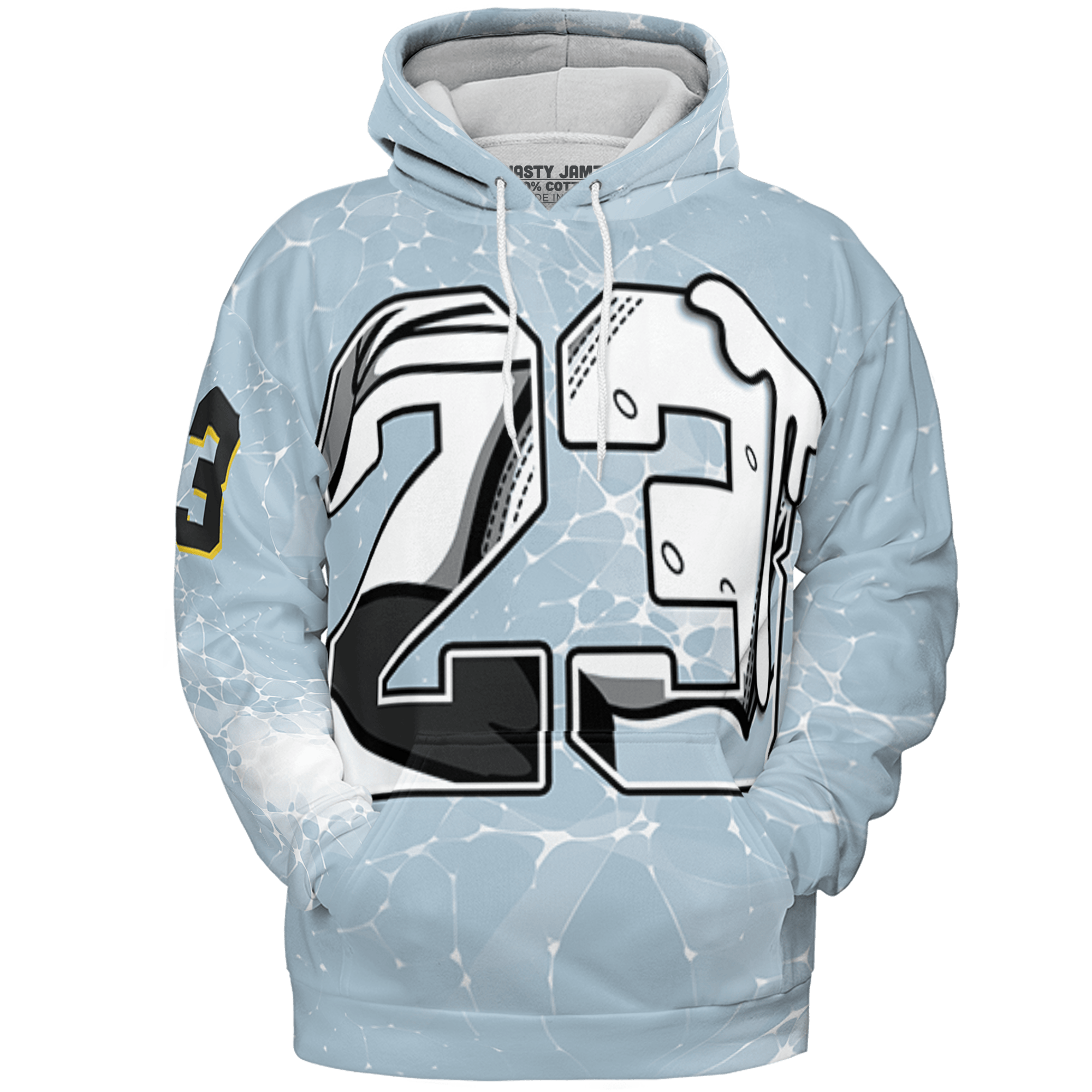 Blue Grey 13s Hoodie Match 23 Sneaker 3D All-Over Print - NastyJamz