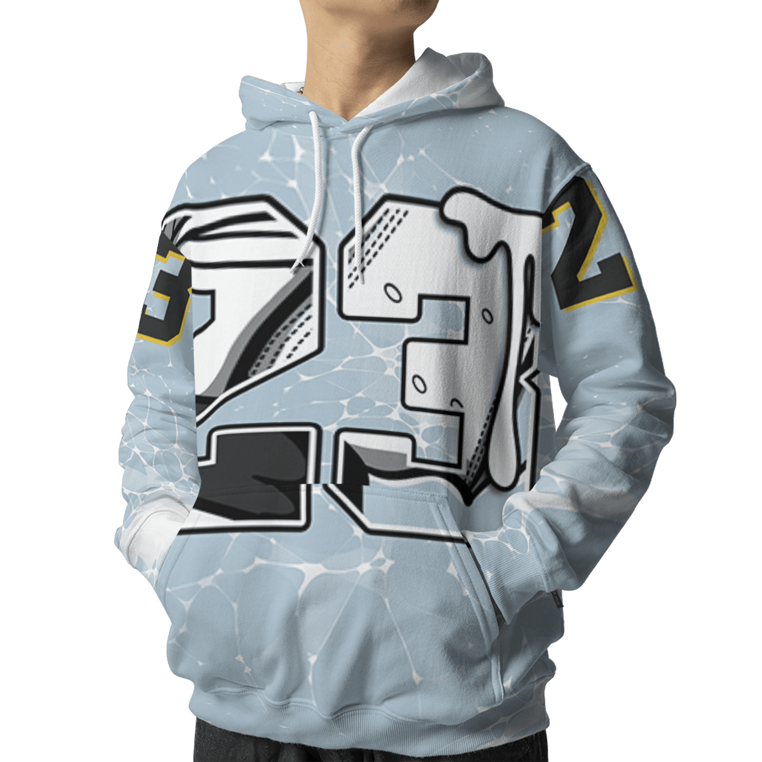 Blue Grey 13s Hoodie Match 23 Sneaker 3D All-Over Print - NastyJamz