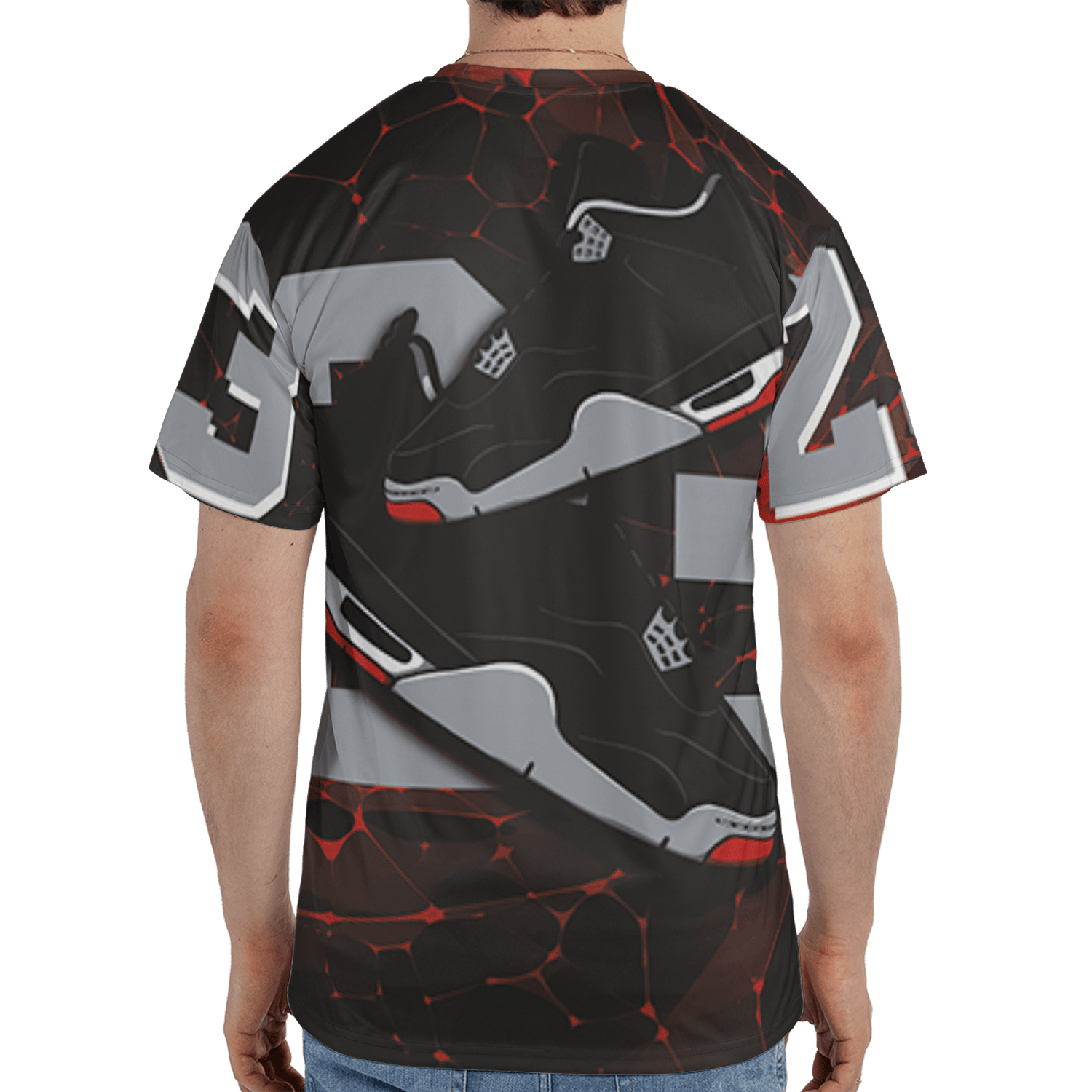 Bred Reimagined 4s T Shirt Match 23 Sneaker 3D All-Over Print - NastyJamz