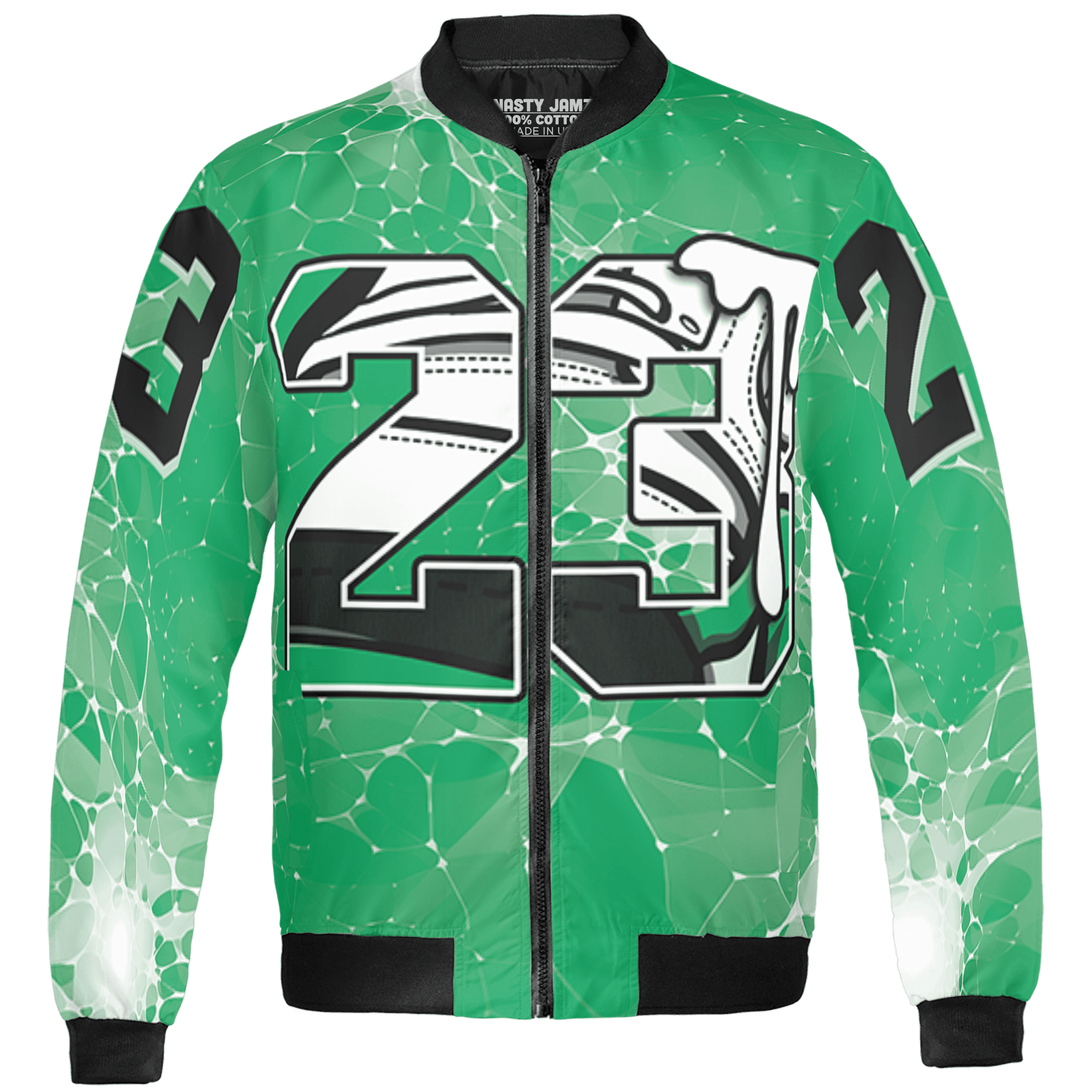 Lucky Green 5s Jacket Match 23 Sneaker 3D All-Over Print - NastyJamz