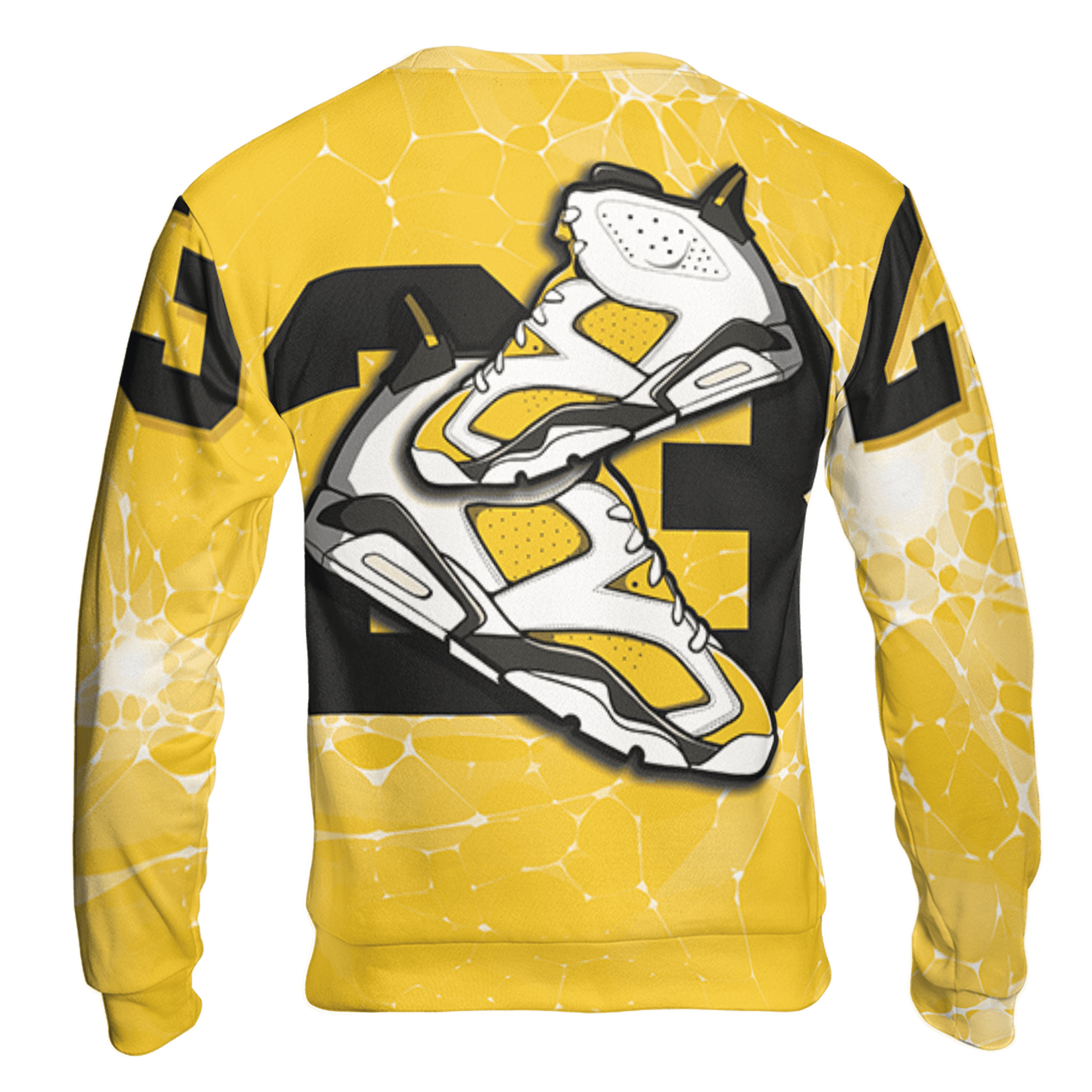 Yellow Ochre 6s Sweatshirt Match 23 Sneaker 3D All-Over Print - NastyJamz