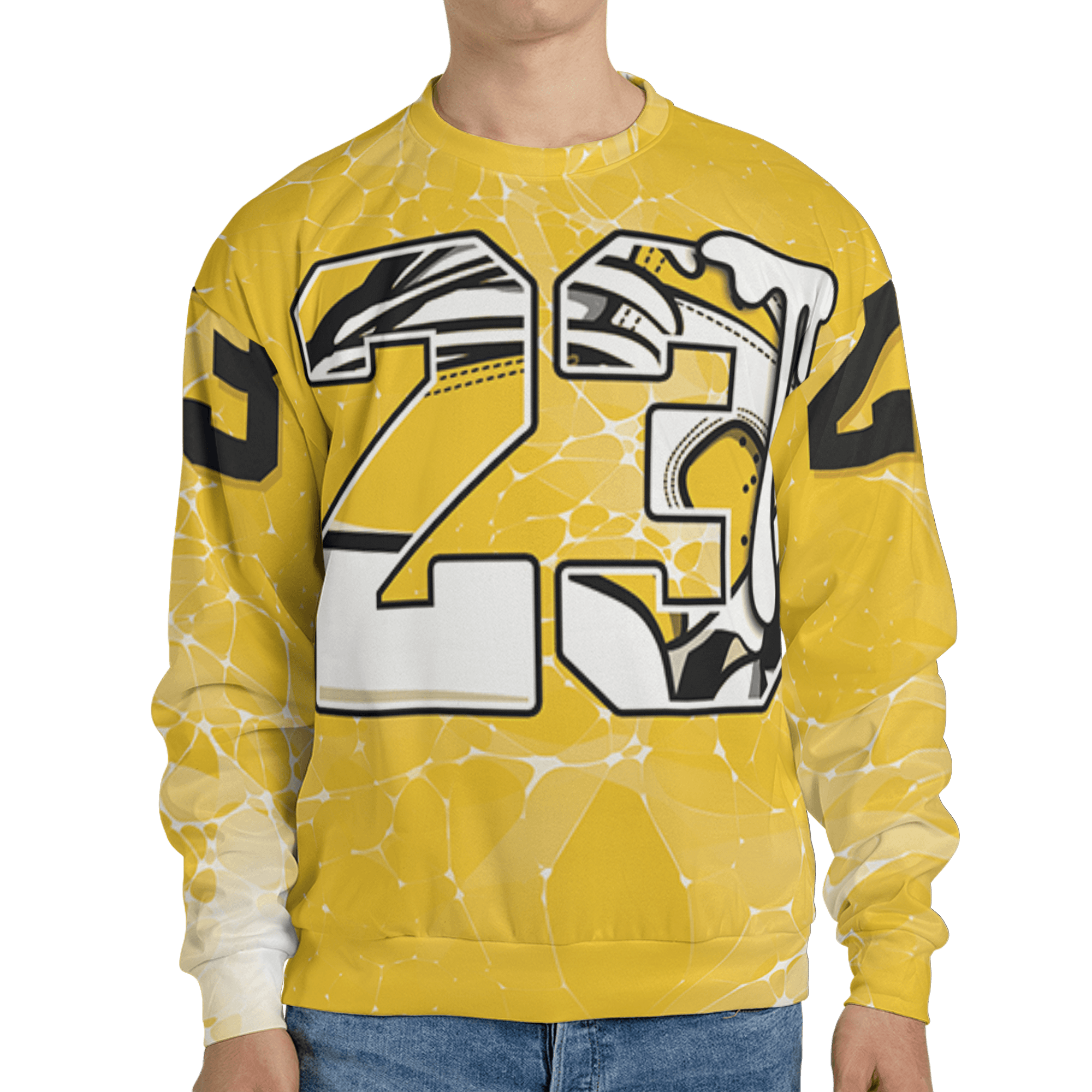 Yellow Ochre 6s Sweatshirt Match 23 Sneaker 3D All-Over Print - NastyJamz