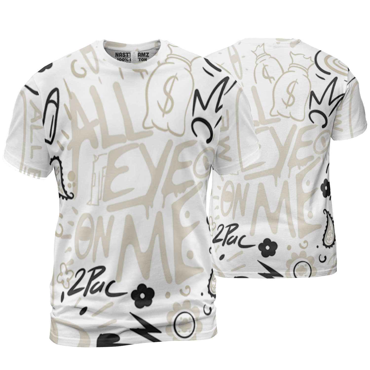 Gratitude 11s T Shirt Match All Eye On Me 3D All-Over Print Doodle Eye - NastyJamz