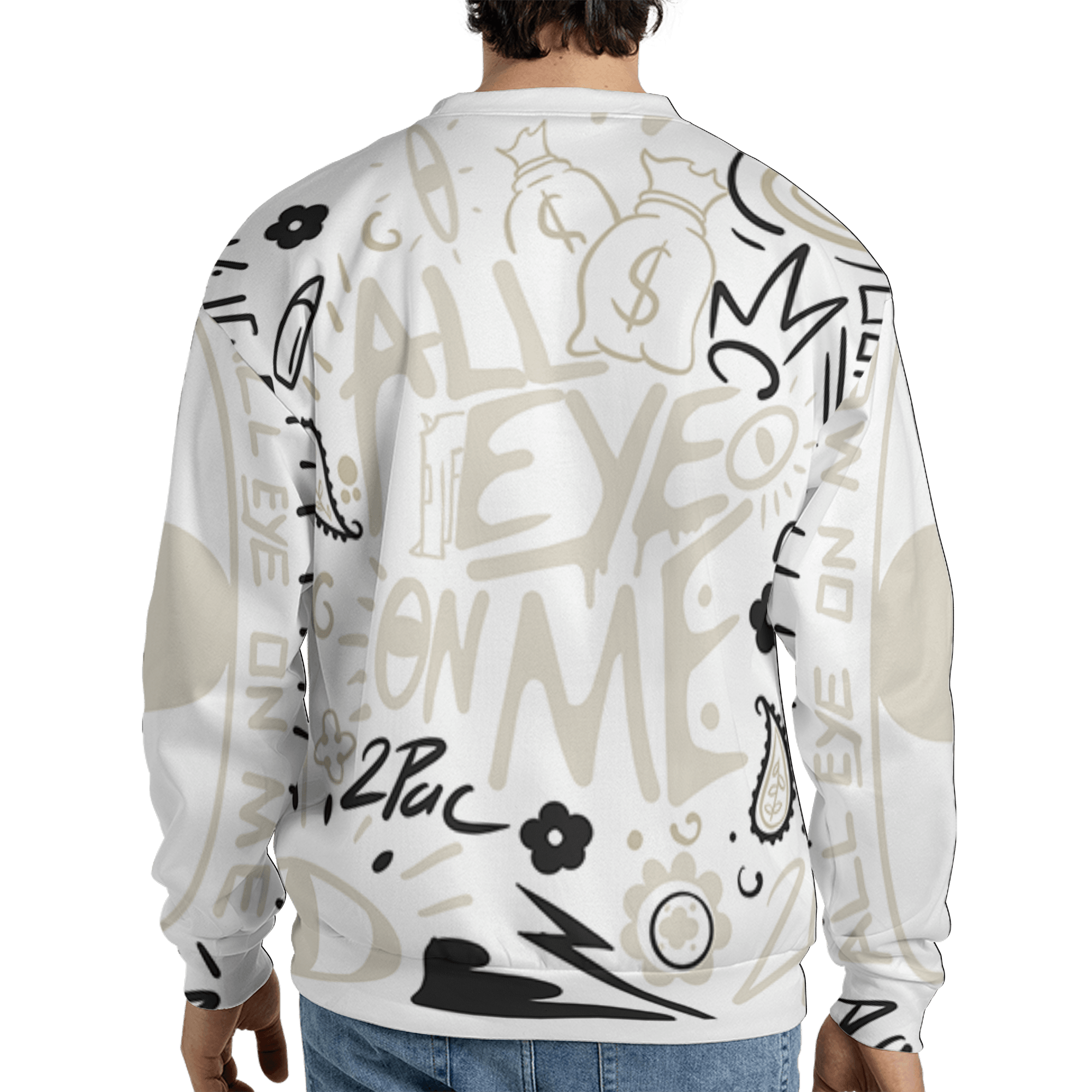 Gratitude 11s Sweatshirt Match All Eye On Me 3D All-Over Print Doodle Eye - NastyJamz