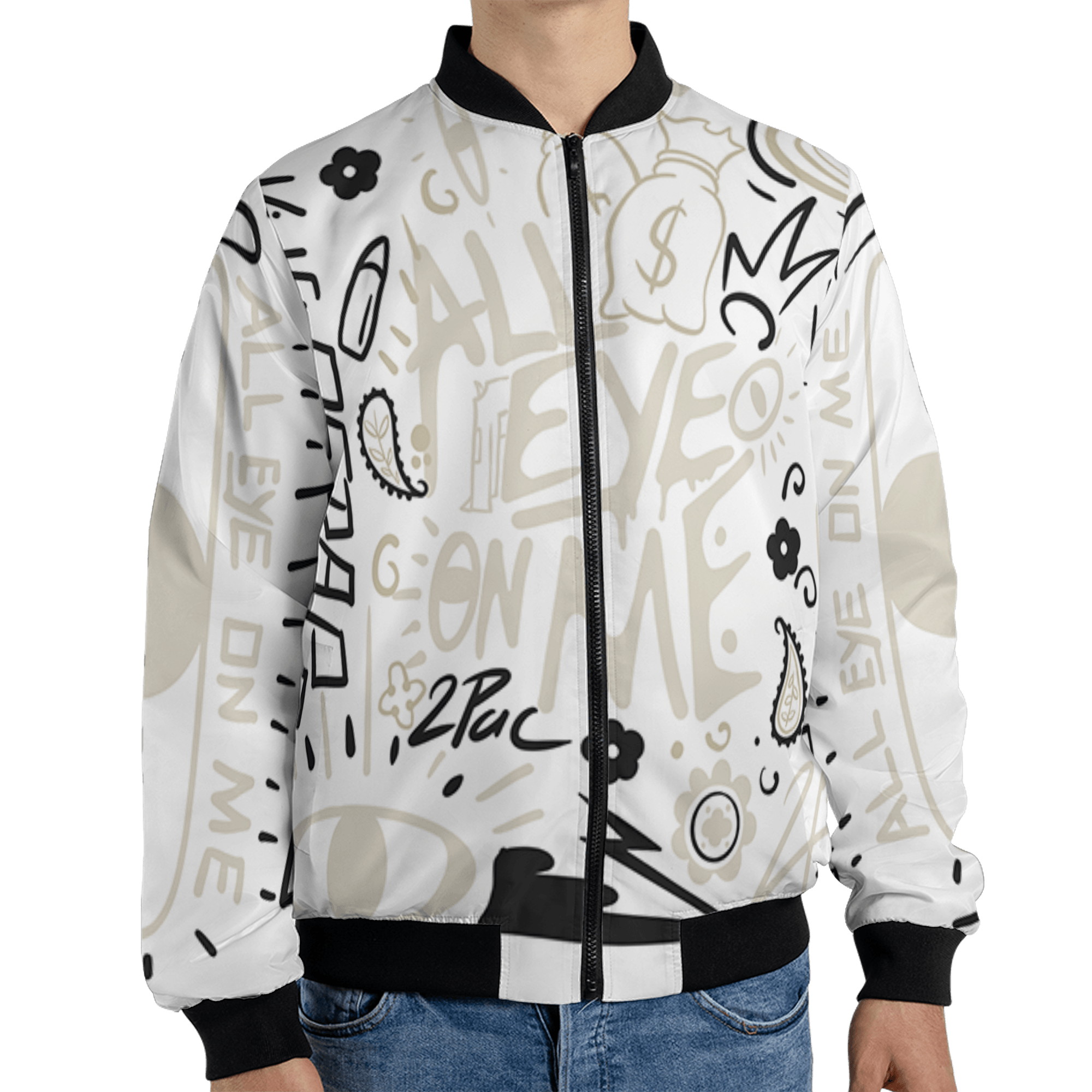 Gratitude 11s Jacket Match All Eye On Me 3D All-Over Print Doodle Eye - NastyJamz