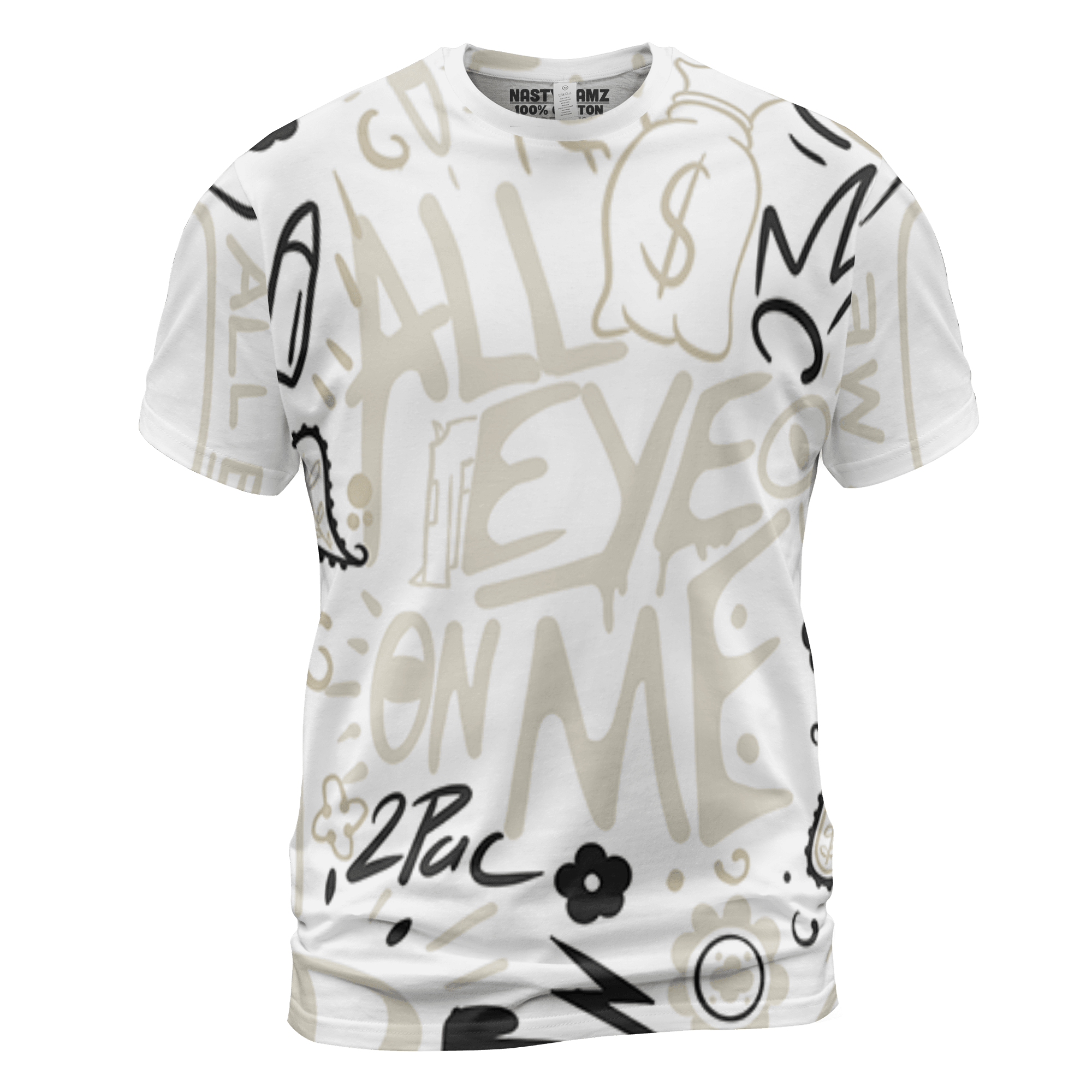 Gratitude 11s T Shirt Match All Eye On Me 3D All-Over Print Doodle Eye - NastyJamz