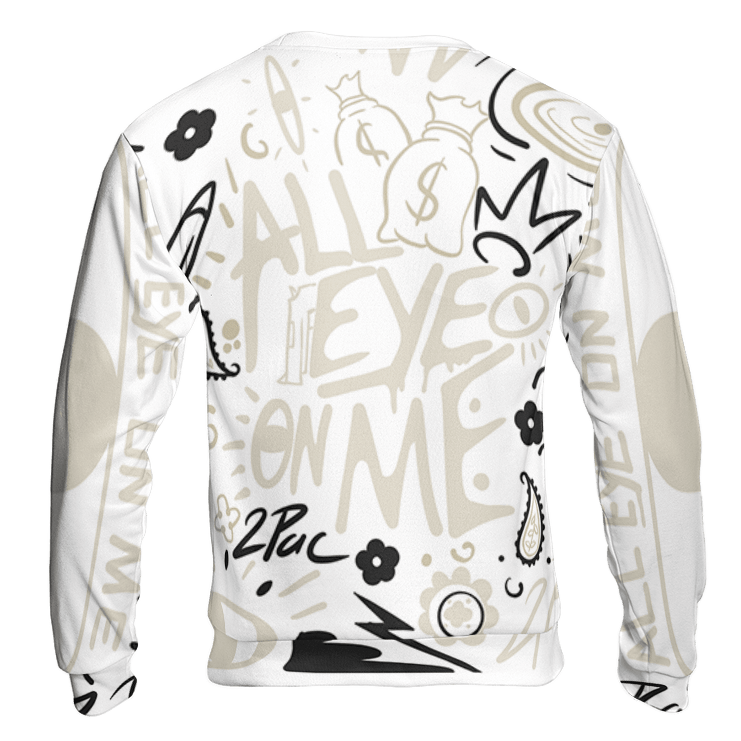 Gratitude 11s Sweatshirt Match All Eye On Me 3D All-Over Print Doodle Eye - NastyJamz