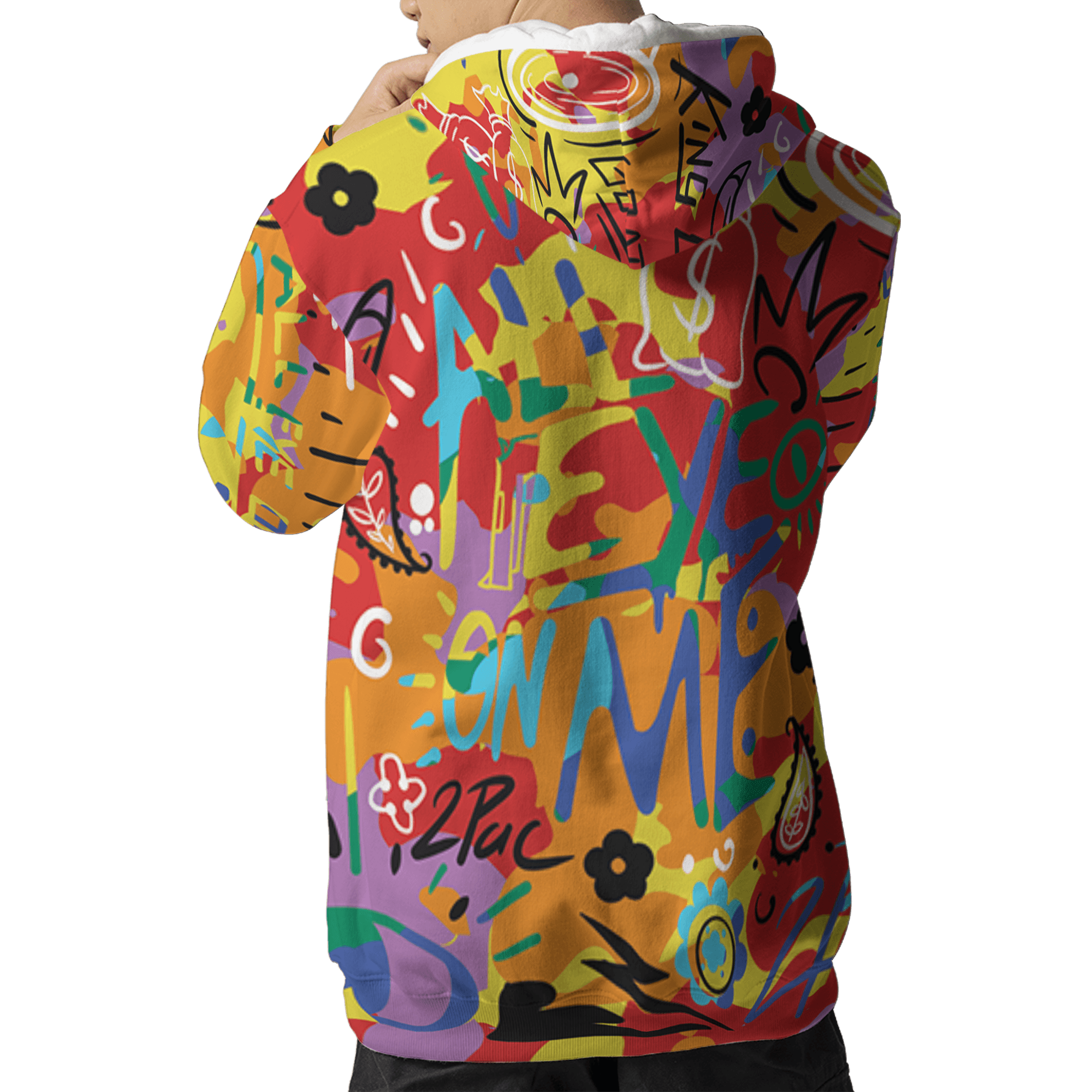 Mid GS Six Championships 1s Hoodie Match All Eye On Me 3D All-Over Print Doodle Eye - NastyJamz