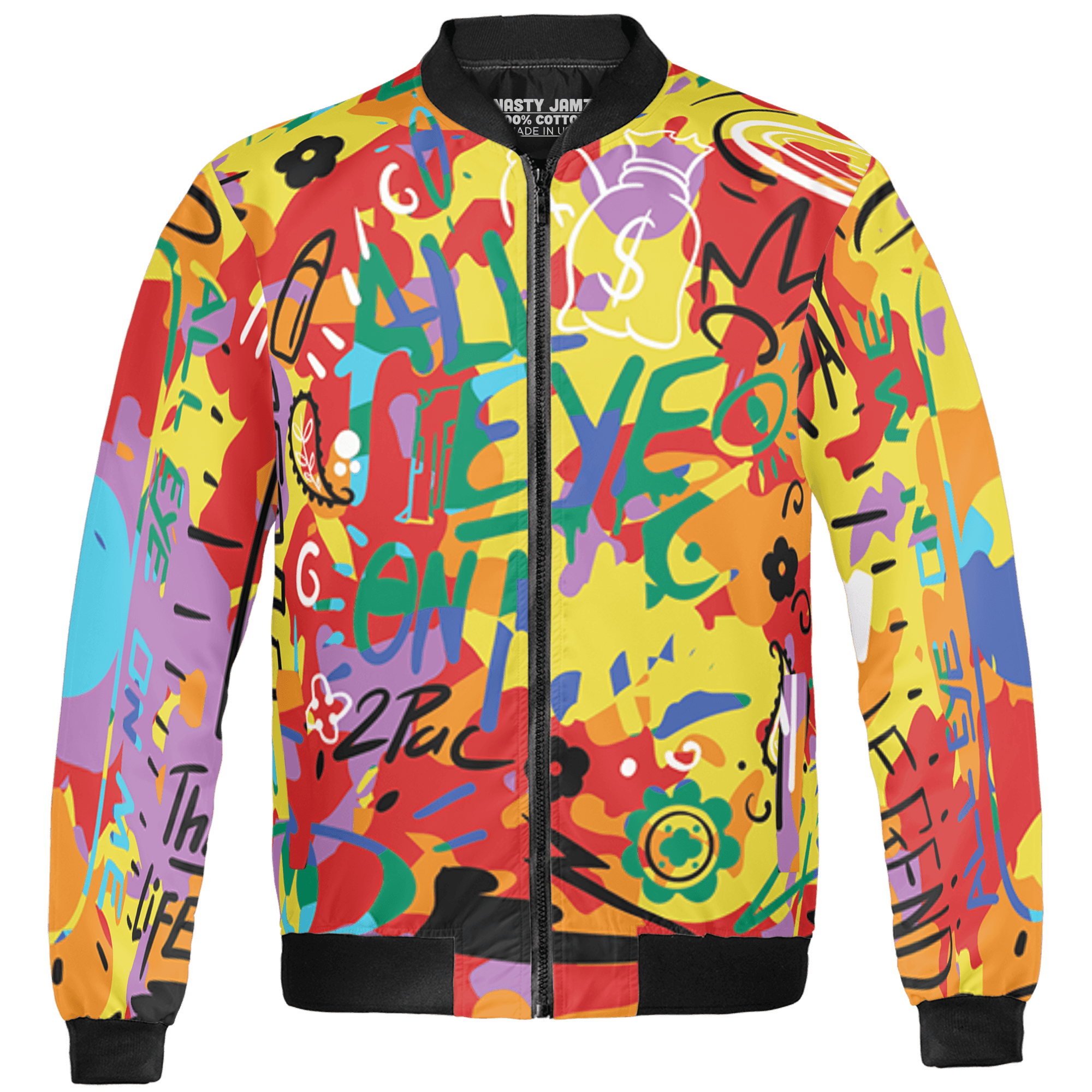 Mid GS Six Championships 1s Jacket Match All Eye On Me 3D All-Over Print Doodle Eye - NastyJamz