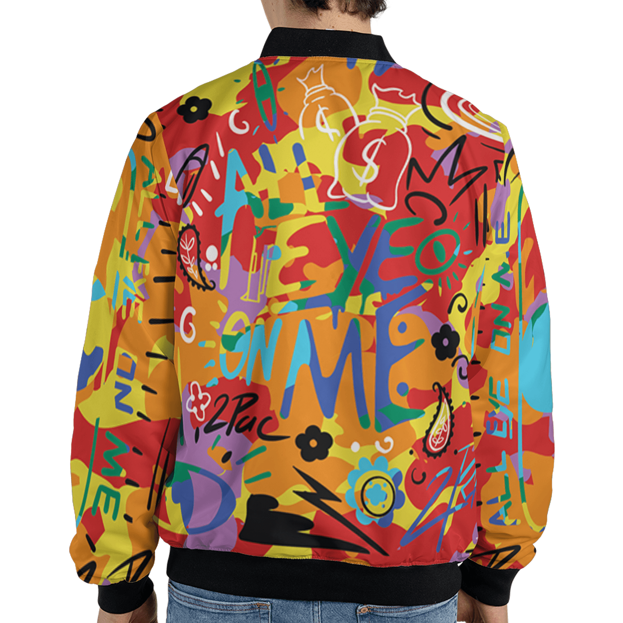 Mid GS Six Championships 1s Jacket Match All Eye On Me 3D All-Over Print Doodle Eye - NastyJamz