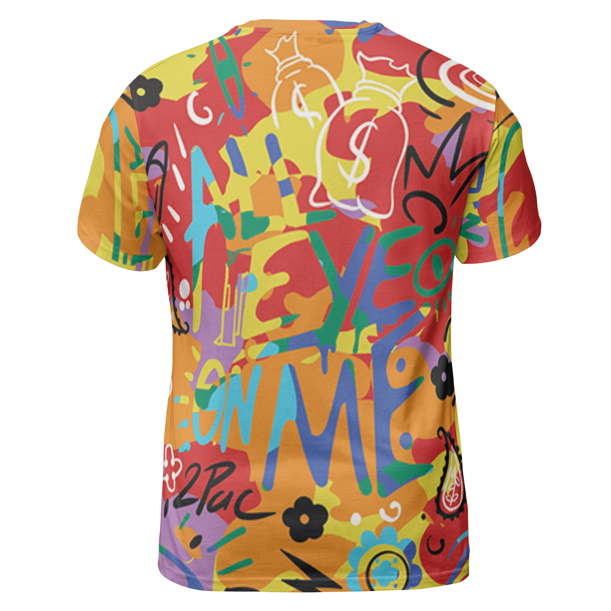 Mid GS Six Championships 1s T Shirt Match All Eye On Me 3D All-Over Print Doodle Eye - NastyJamz