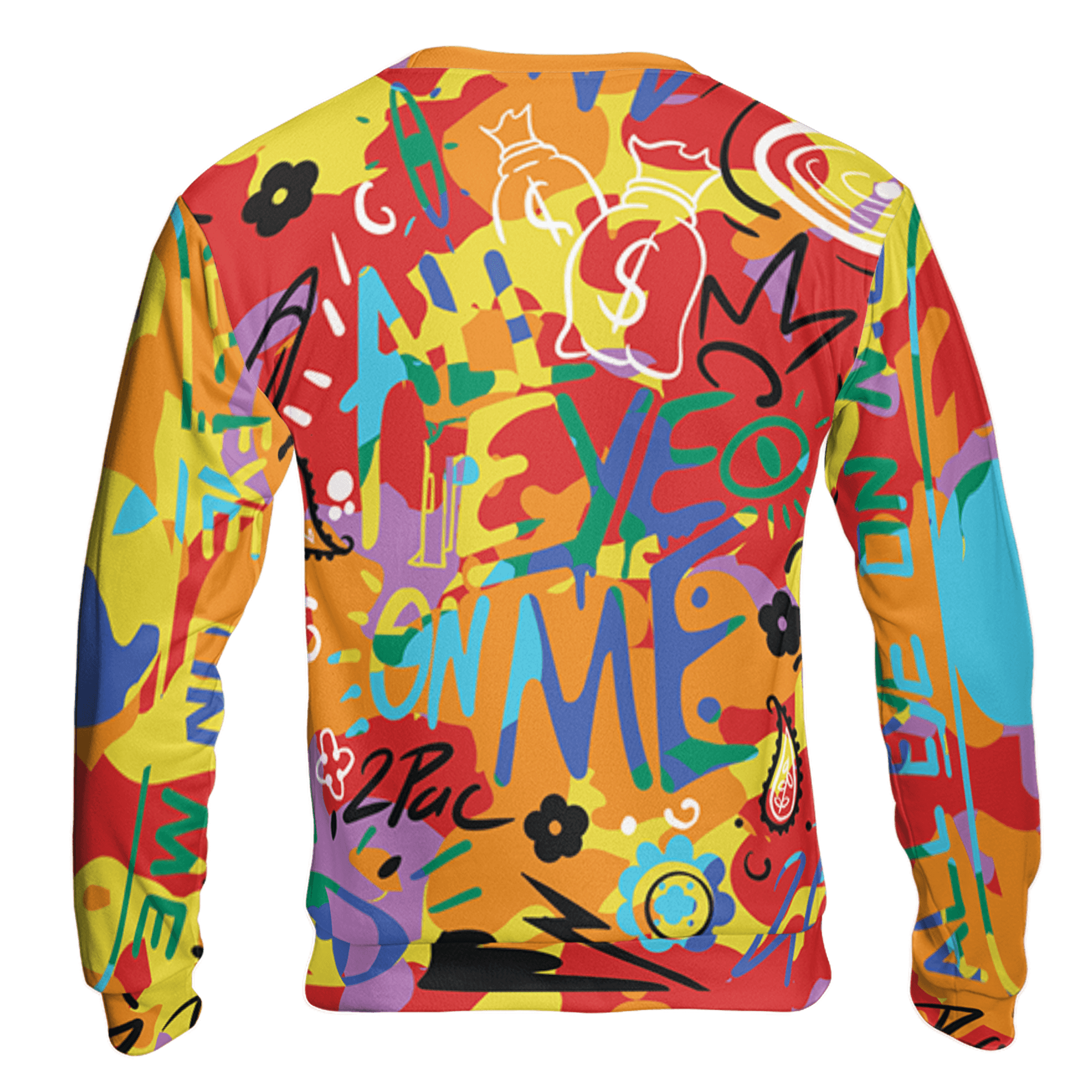Mid GS Six Championships 1s Sweatshirt Match All Eye On Me 3D All-Over Print Doodle Eye - NastyJamz