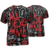 Bred Reimagined 4s T Shirt Match All Eye On Me 3D All-Over Print Doodle Eye - NastyJamz