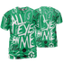 Lucky Green 5s T Shirt Match All Eye On Me 3D All-Over Print Doodle Eye - NastyJamz