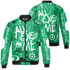 Lucky Green 5s Jacket Match All Eye On Me 3D All-Over Print Doodle Eye - NastyJamz