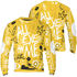 Yellow Ochre 6s Sweatshirt Match All Eye On Me 3D All-Over Print Doodle Eye - NastyJamz