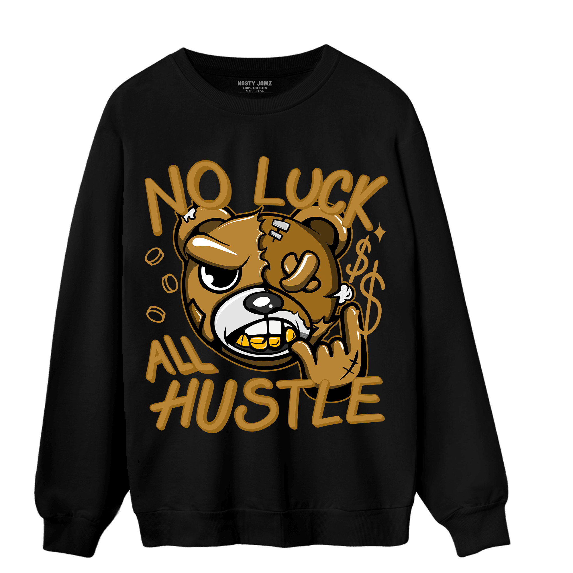 Wheat 13s Sweatshirt Match All Hustle - NastyJamz