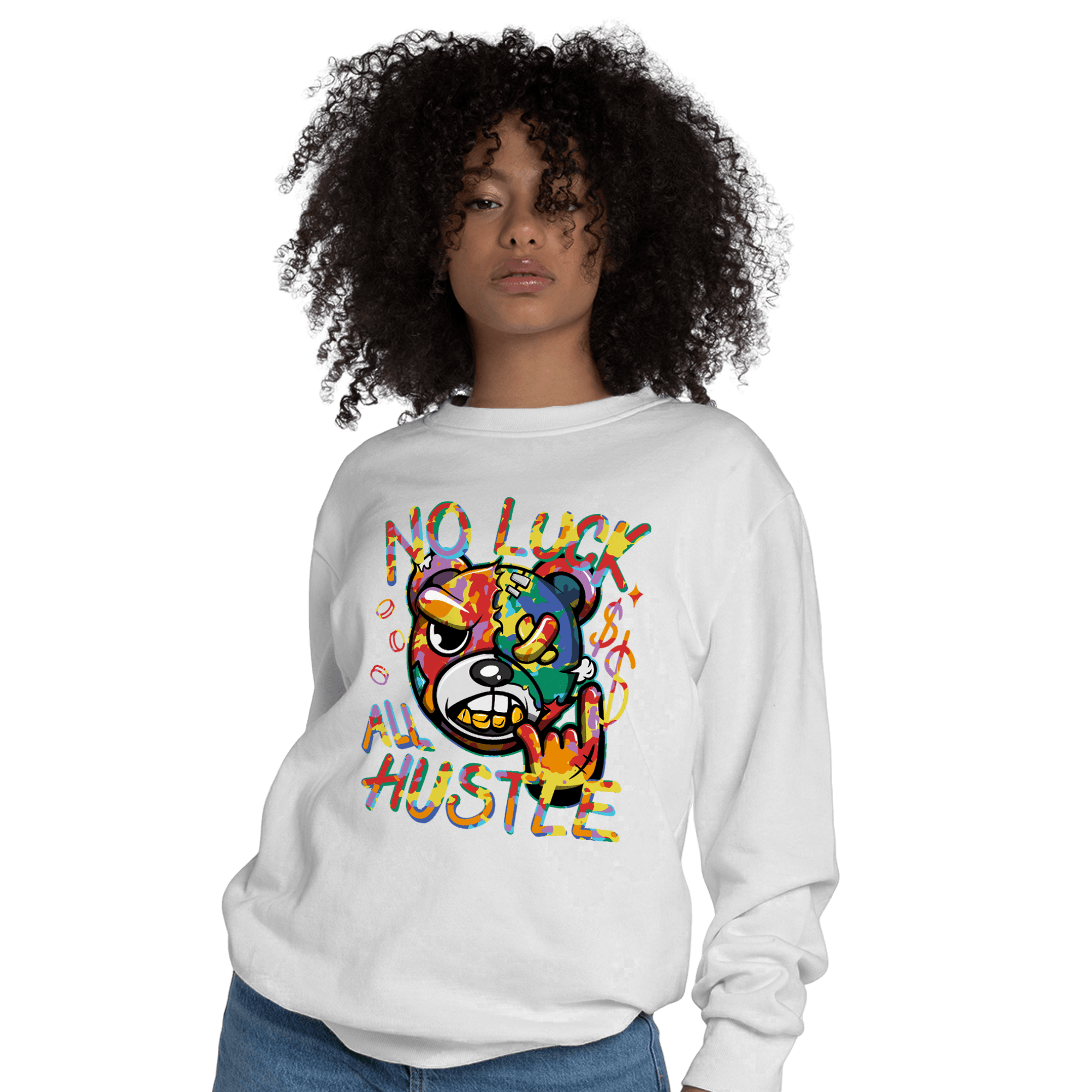 Mid GS Six Championships 1s Sweatshirt Match All Hustle - NastyJamz