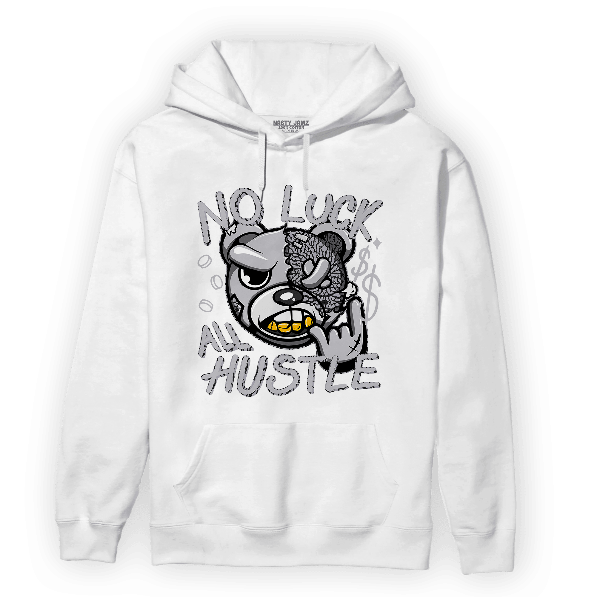Off Noir 3s Hoodie Match All Hustle - NastyJamz