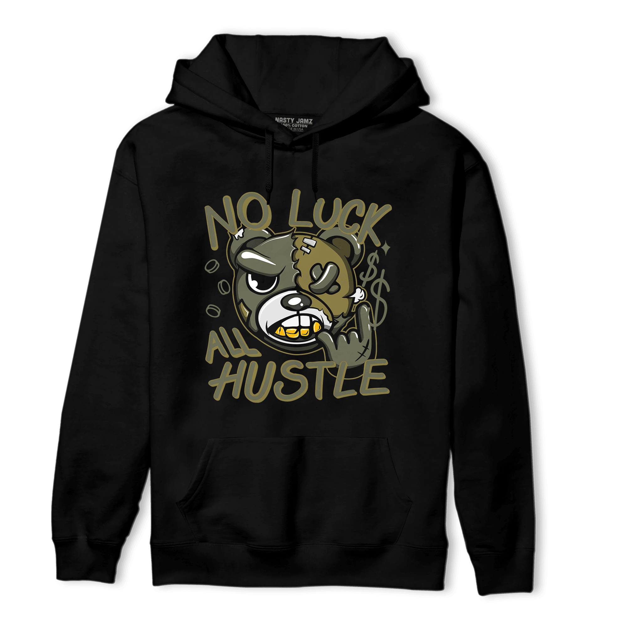 SE Craft Medium Olive 4s Hoodie Match All Hustle - NastyJamz