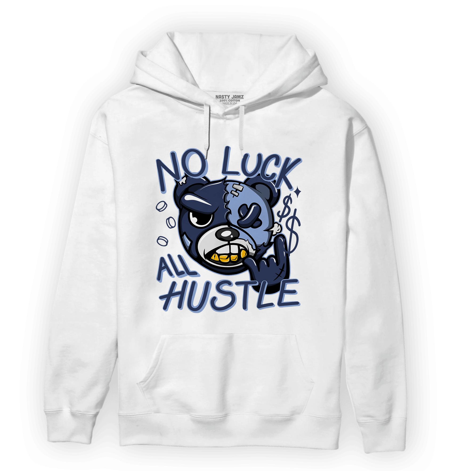 Midnight Navy 5s Hoodie Match All Hustle - NastyJamz