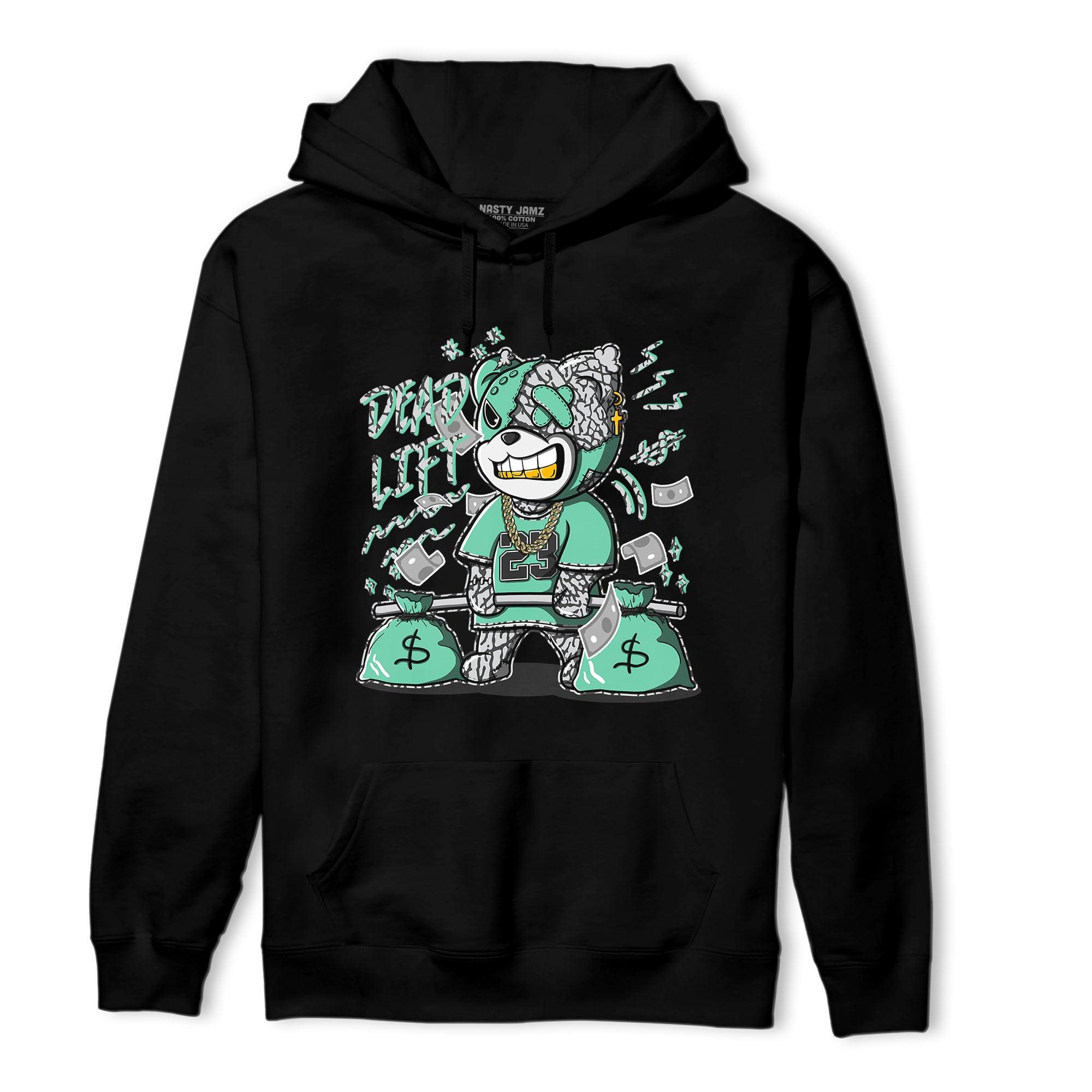 Green Glow 3s Hoodie Match BER 23 Deadlift - NastyJamz