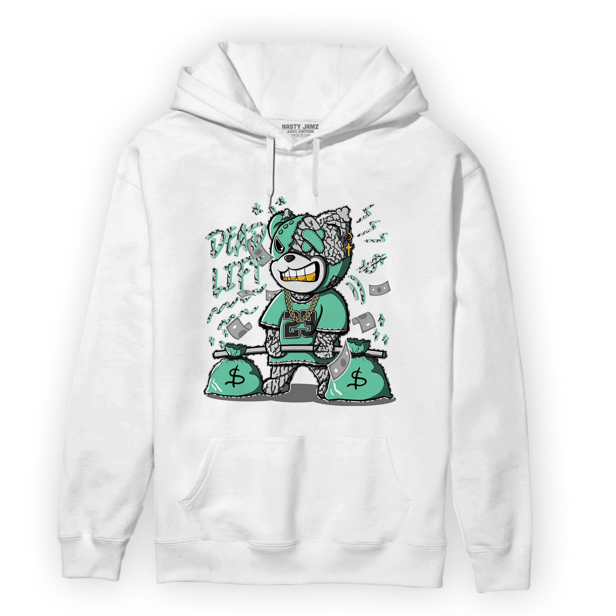 Green Glow 3s Hoodie Match BER 23 Deadlift - NastyJamz