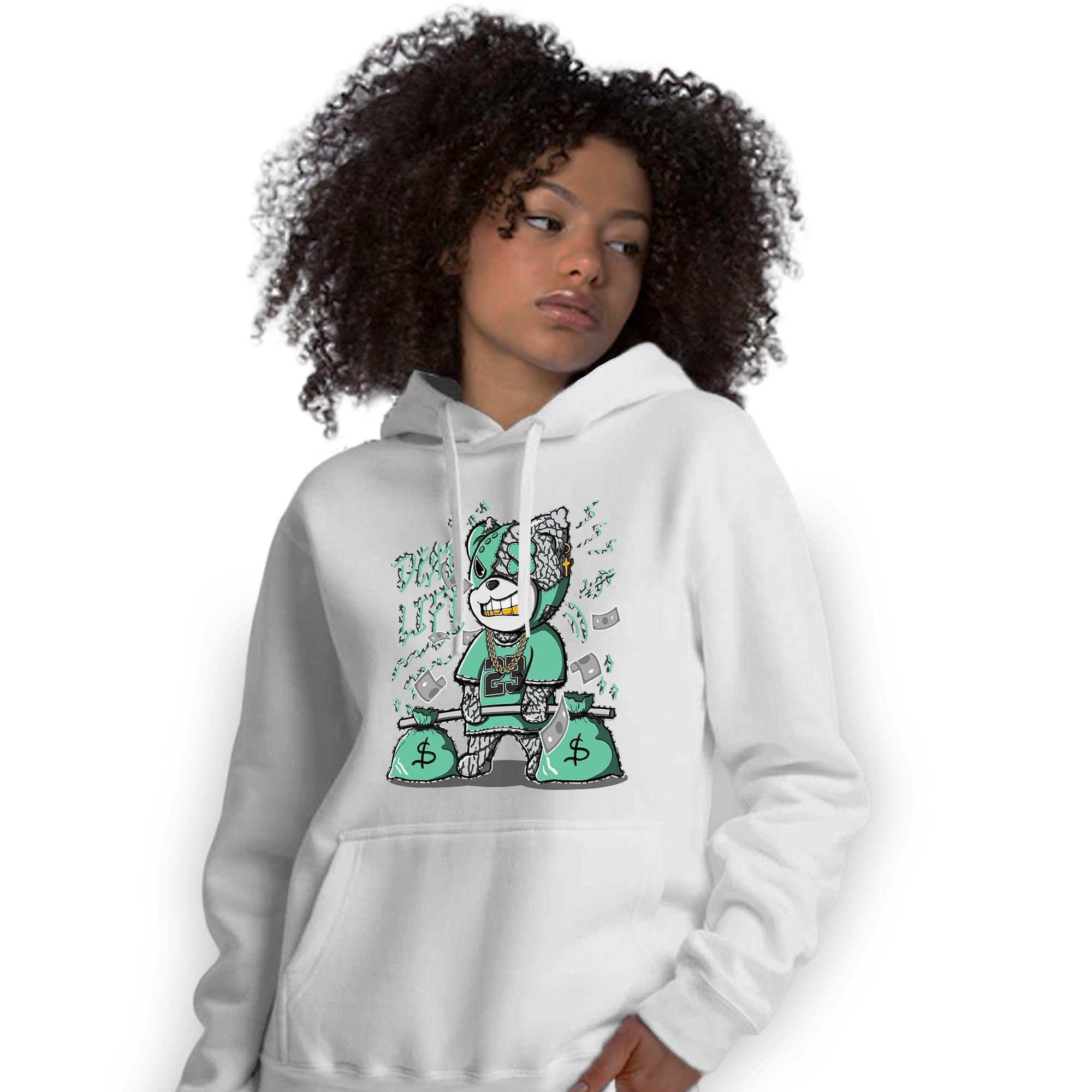 Green Glow 3s Hoodie Match BER 23 Deadlift - NastyJamz