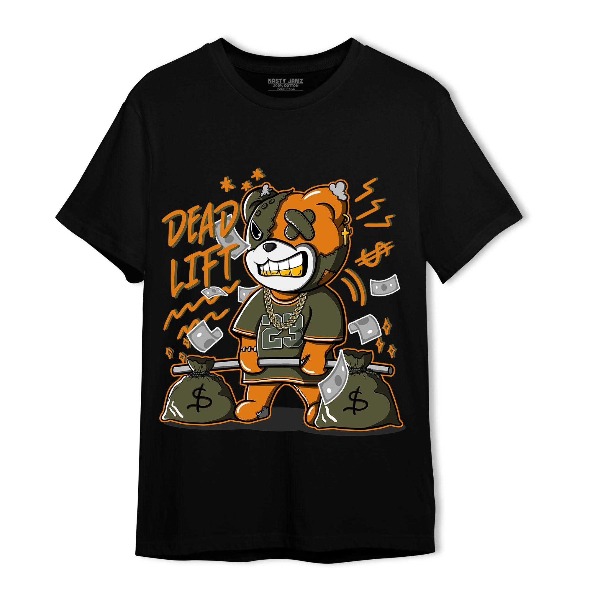 Olive 5s T Shirt Match BER 23 Deadlift - NastyJamz