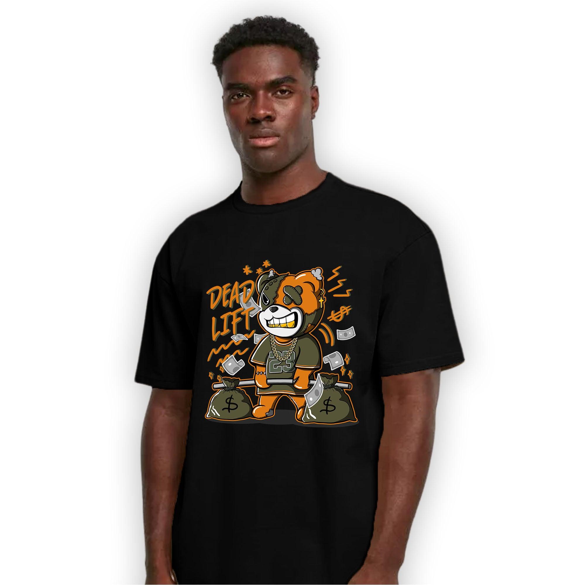 Olive 5s T Shirt Match BER 23 Deadlift - NastyJamz