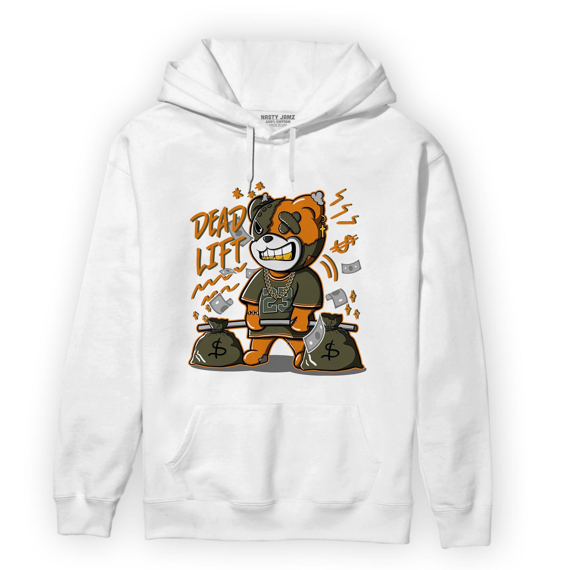 Olive 5s Hoodie Match BER 23 Deadlift - NastyJamz