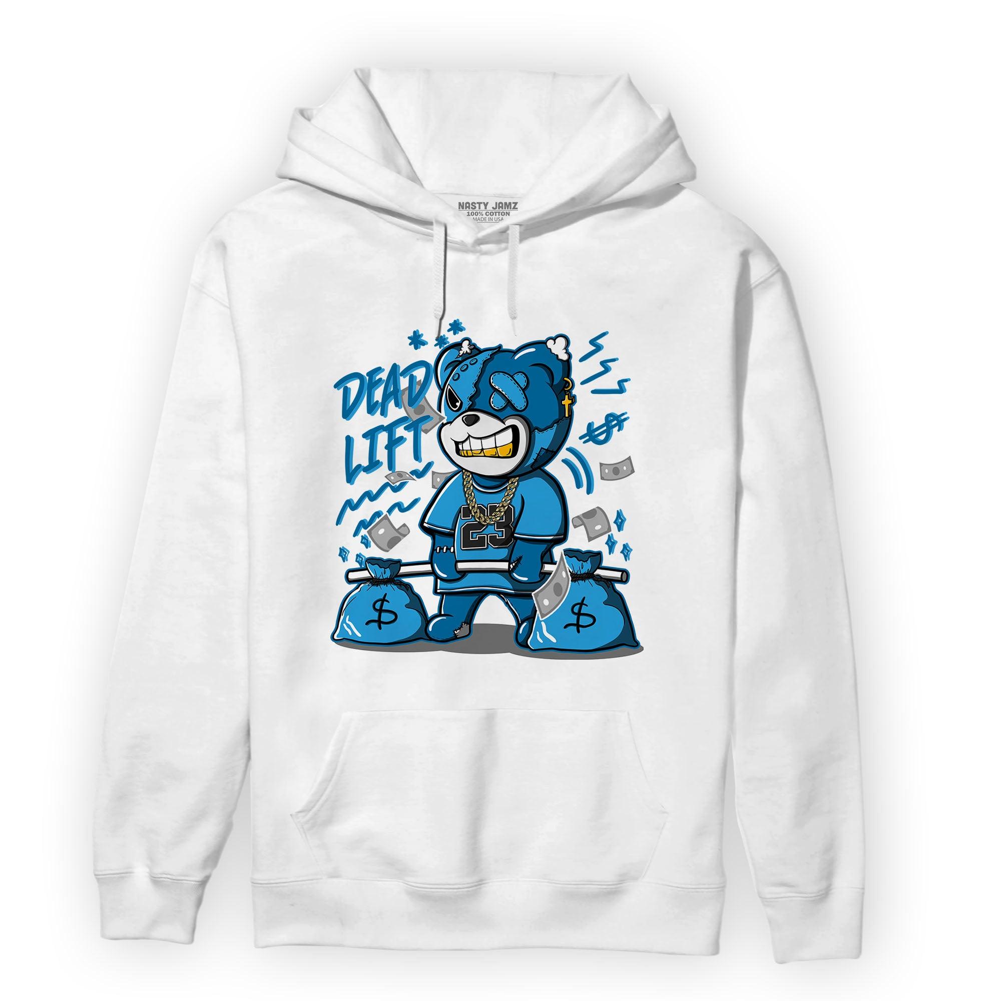 Powder Blue 9s Hoodie Match BER 23 Deadlift - NastyJamz