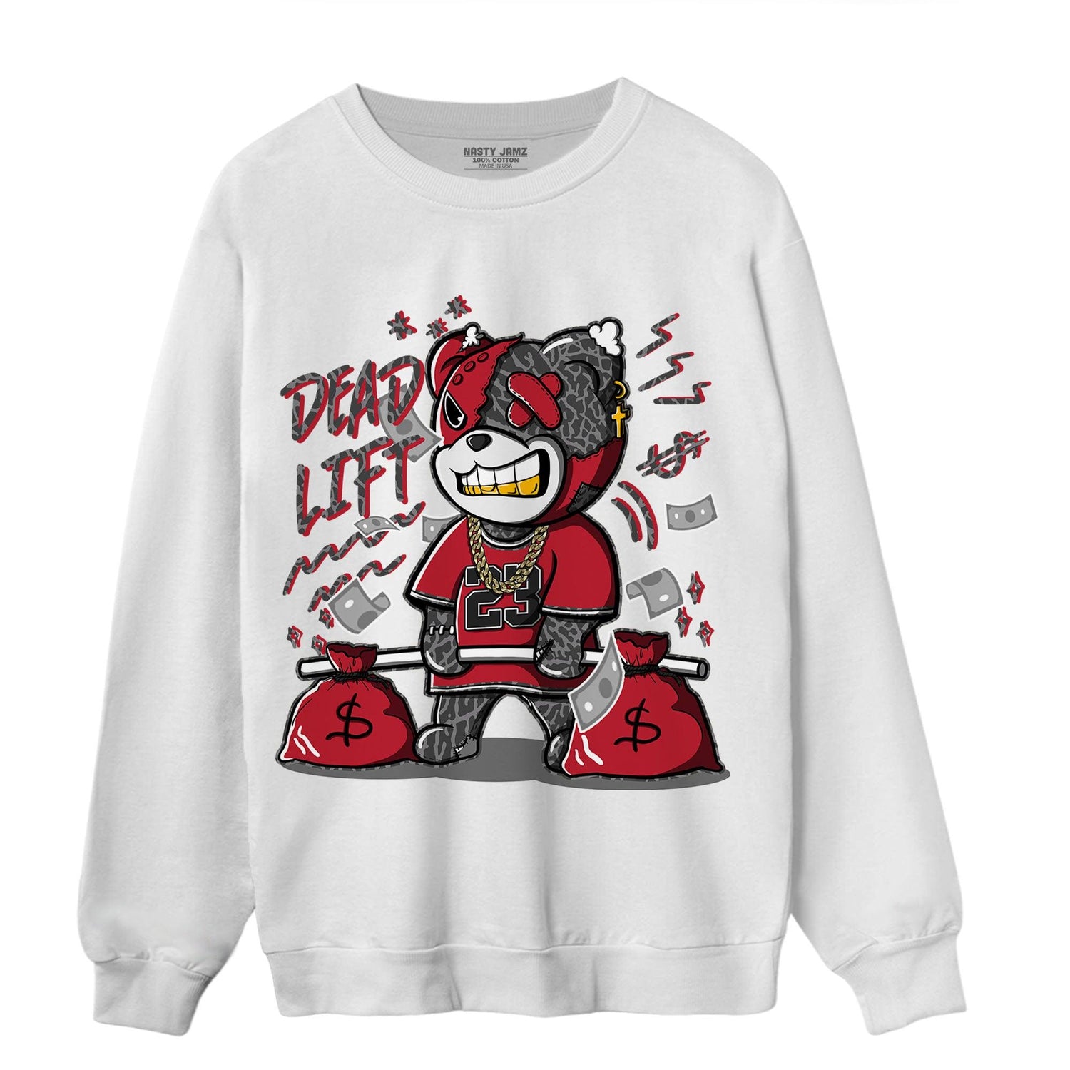 Spizike Low Bred Sweatshirt Match BER 23 Deadlift - NastyJamz