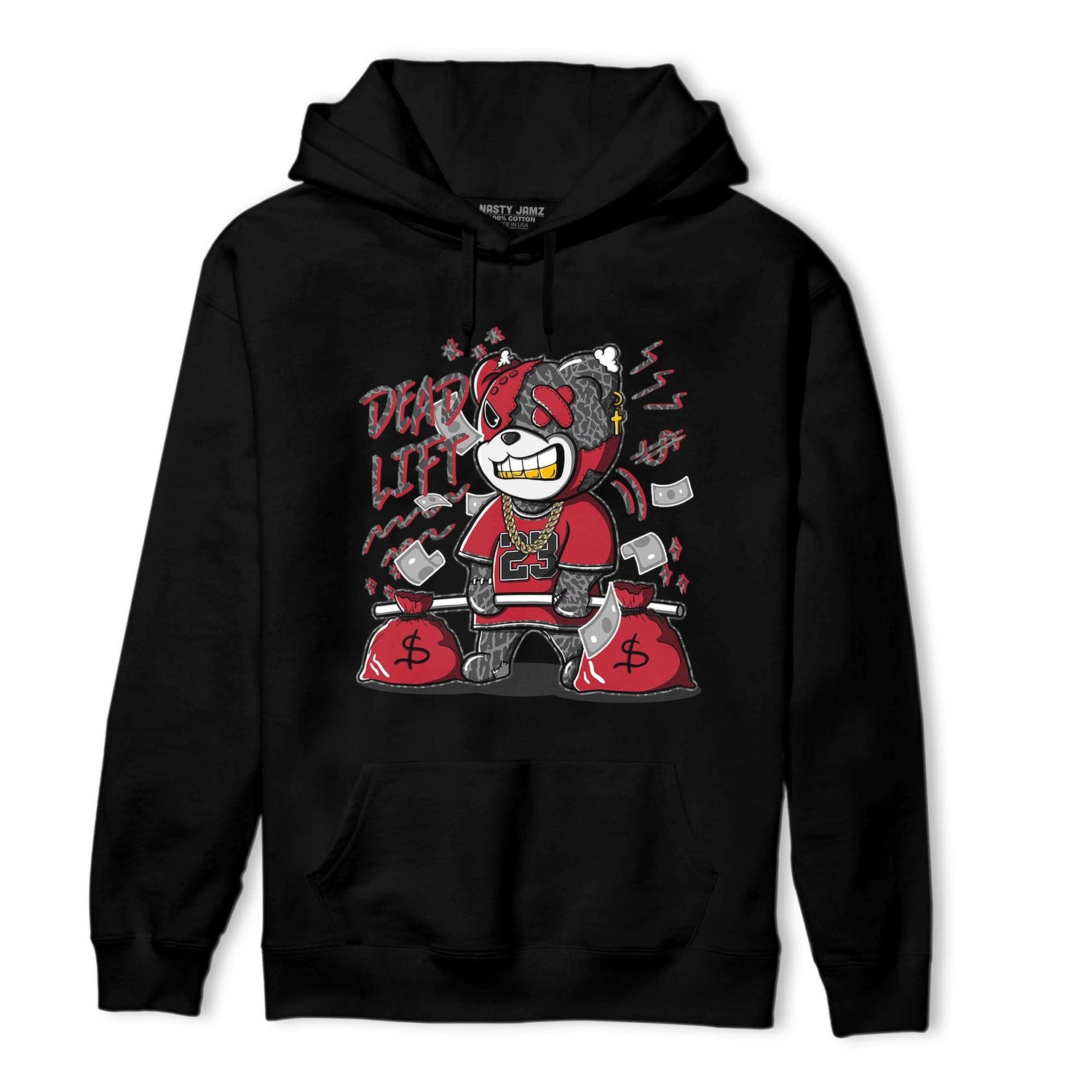 Spizike Low Bred Hoodie Match BER 23 Deadlift - NastyJamz