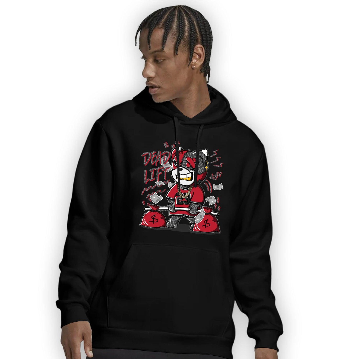 Spizike Low Bred Hoodie Match BER 23 Deadlift - NastyJamz