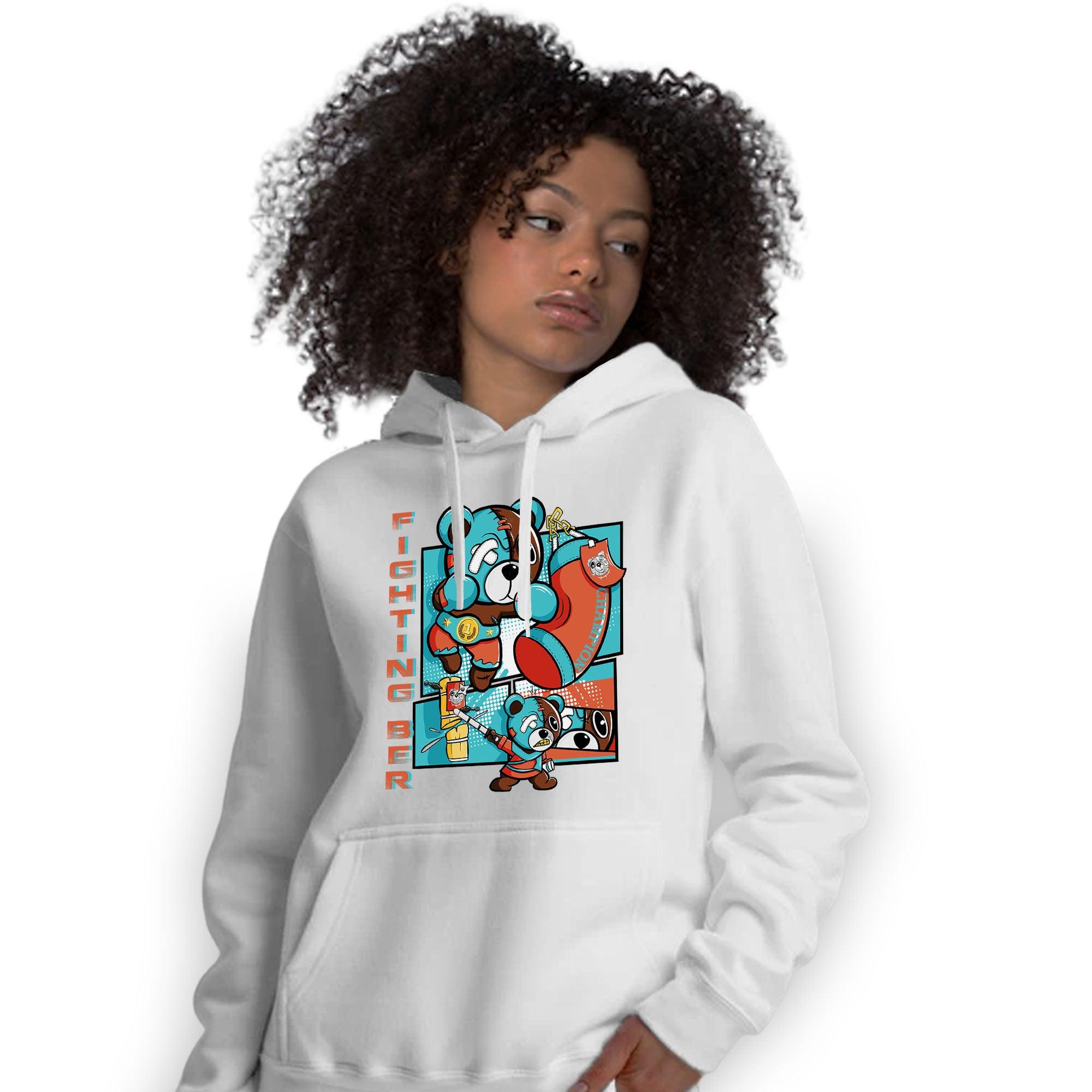 Dunk Low Dolphins Hoodie Match BER Fighting Boxing - NastyJamz