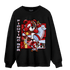 Cherry 11s Sweatshirt Match BER Fighting Boxing - NastyJamz