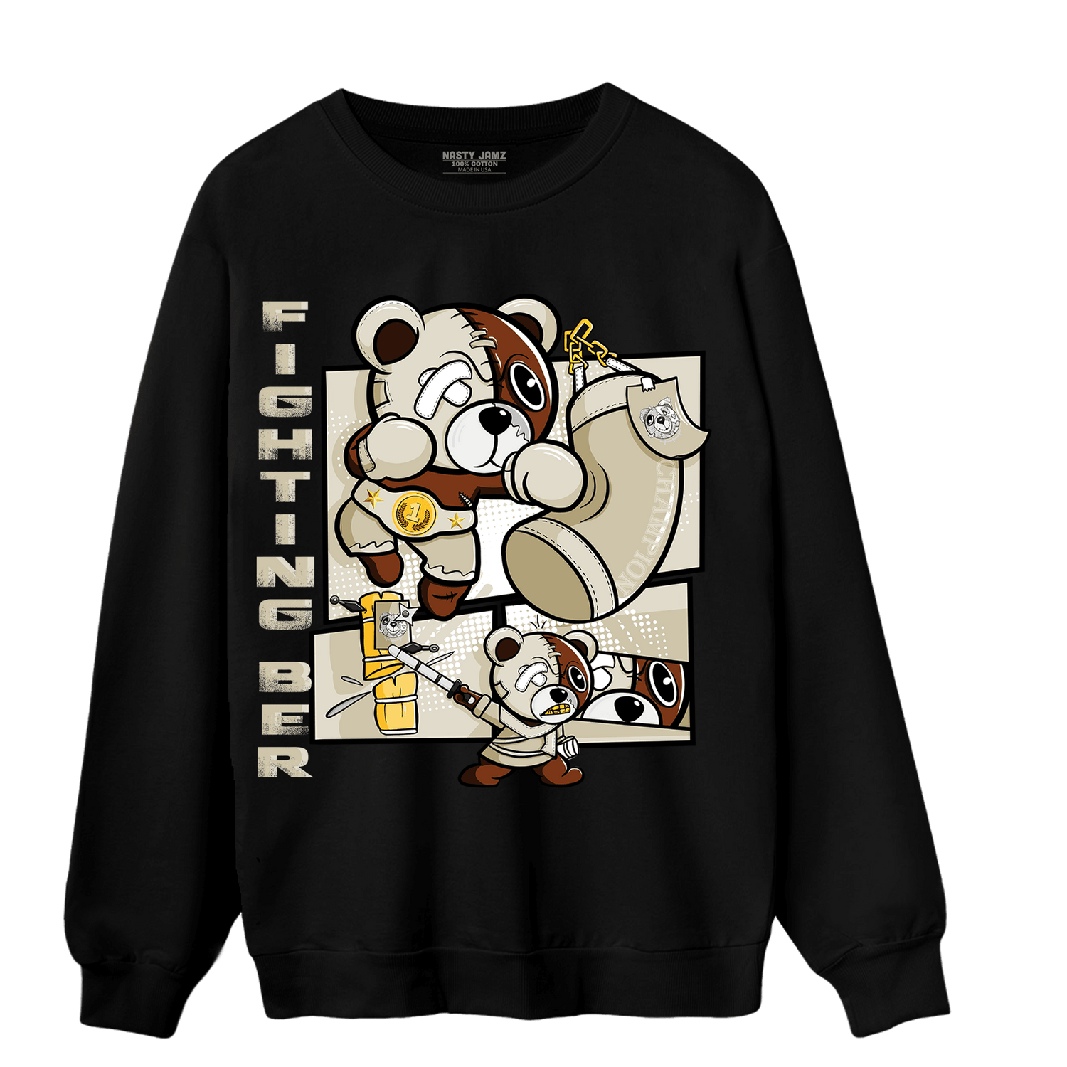 Gratitude 11s Sweatshirt Match BER Fighting Boxing - NastyJamz
