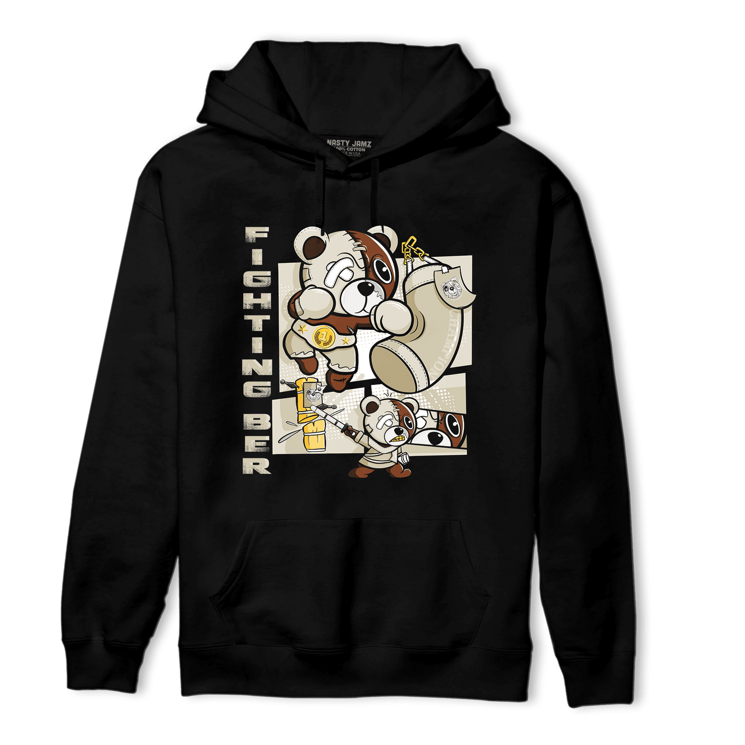 Gratitude 11s Hoodie Match BER Fighting Boxing - NastyJamz